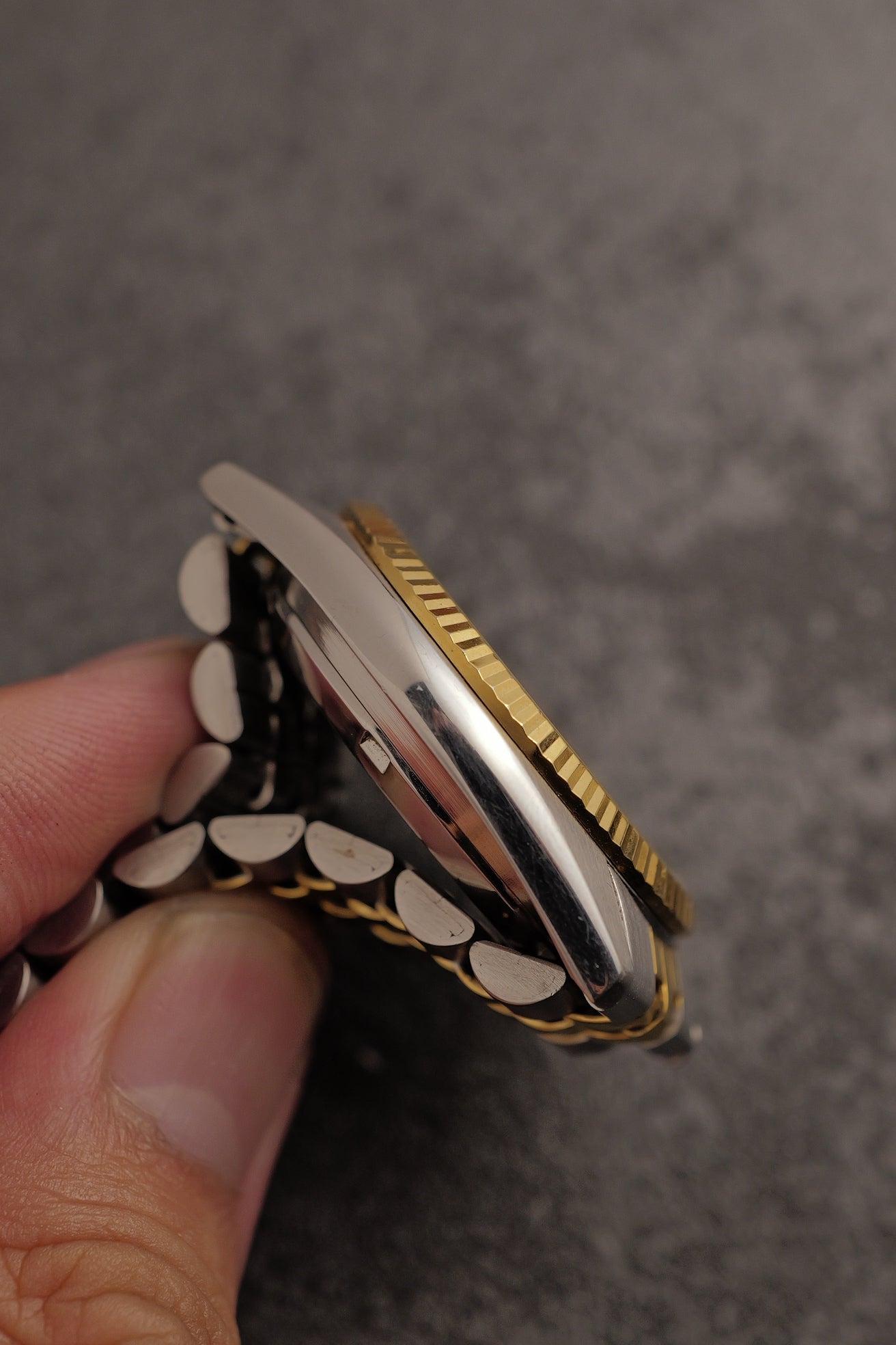 Seiko 5 "Datejust" in two tone 7s26-3110 Circa.2000