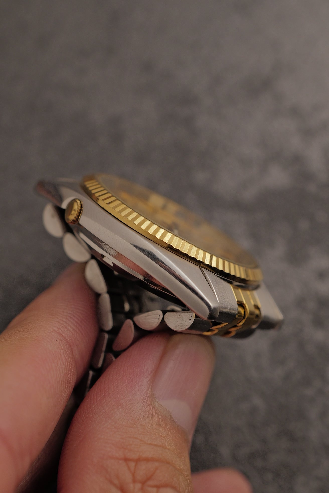 Seiko 5 "Datejust" in two tone 7s26-3110 Circa.2000