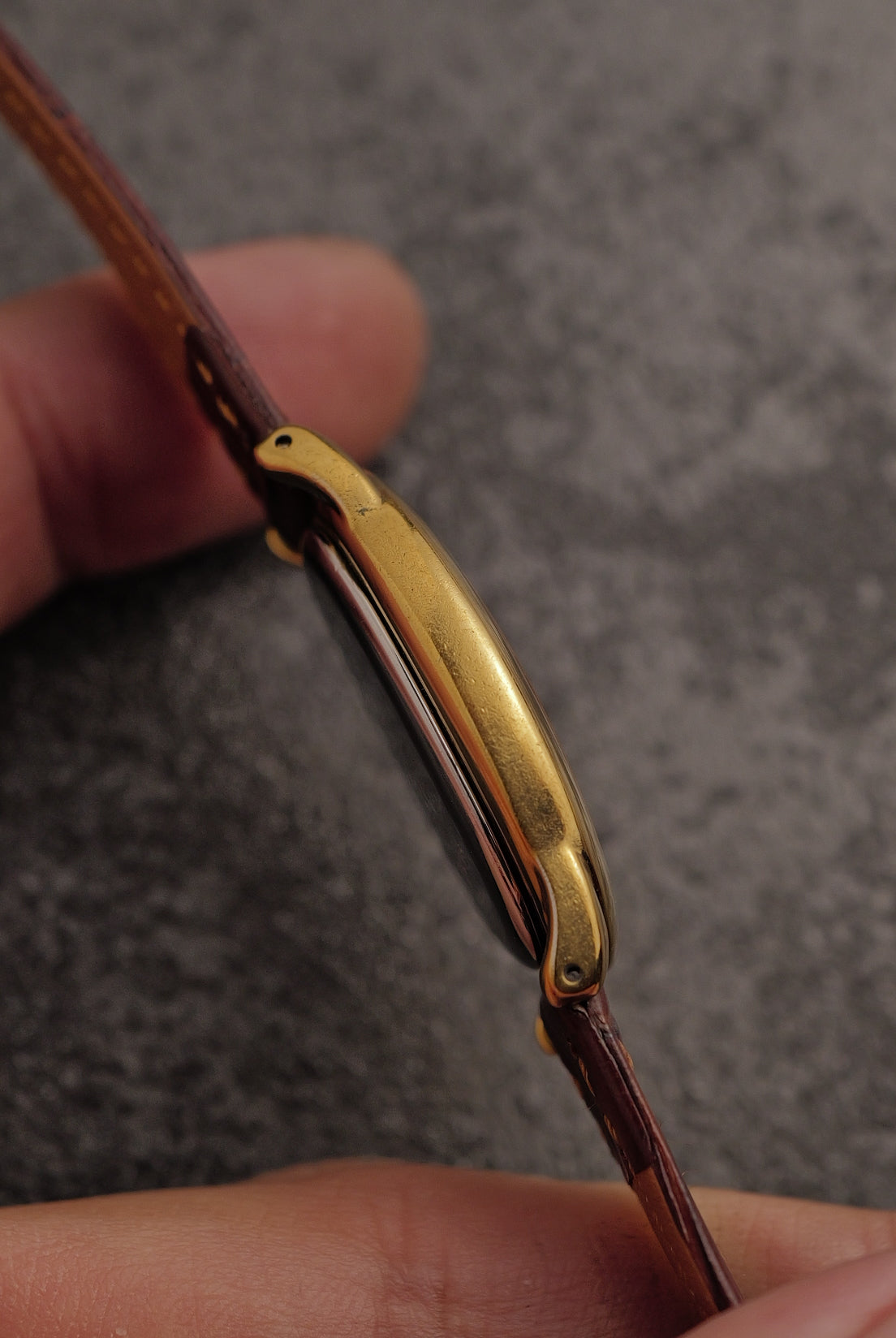 Seiko Ladies "Baignoire" Gold Circa. 1995 Full set