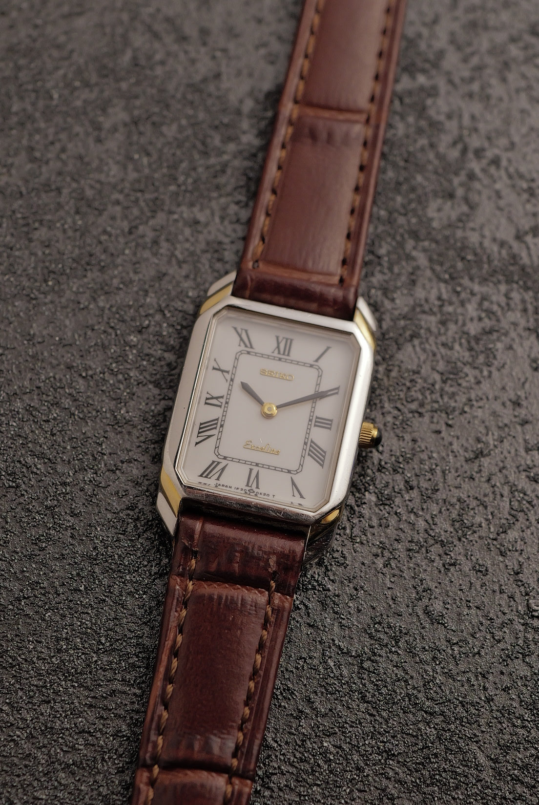 Seiko Exceline "Art-Deco case" Tank Circa. 1988