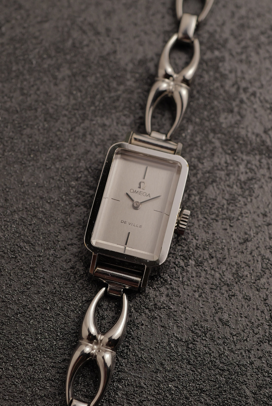 Omega De-ville "Andrew Grima" in steel Circa. 1970s