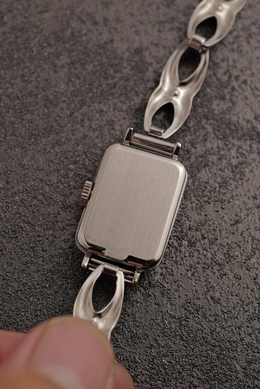 Omega De-ville "Andrew Grima" in steel Circa. 1970s