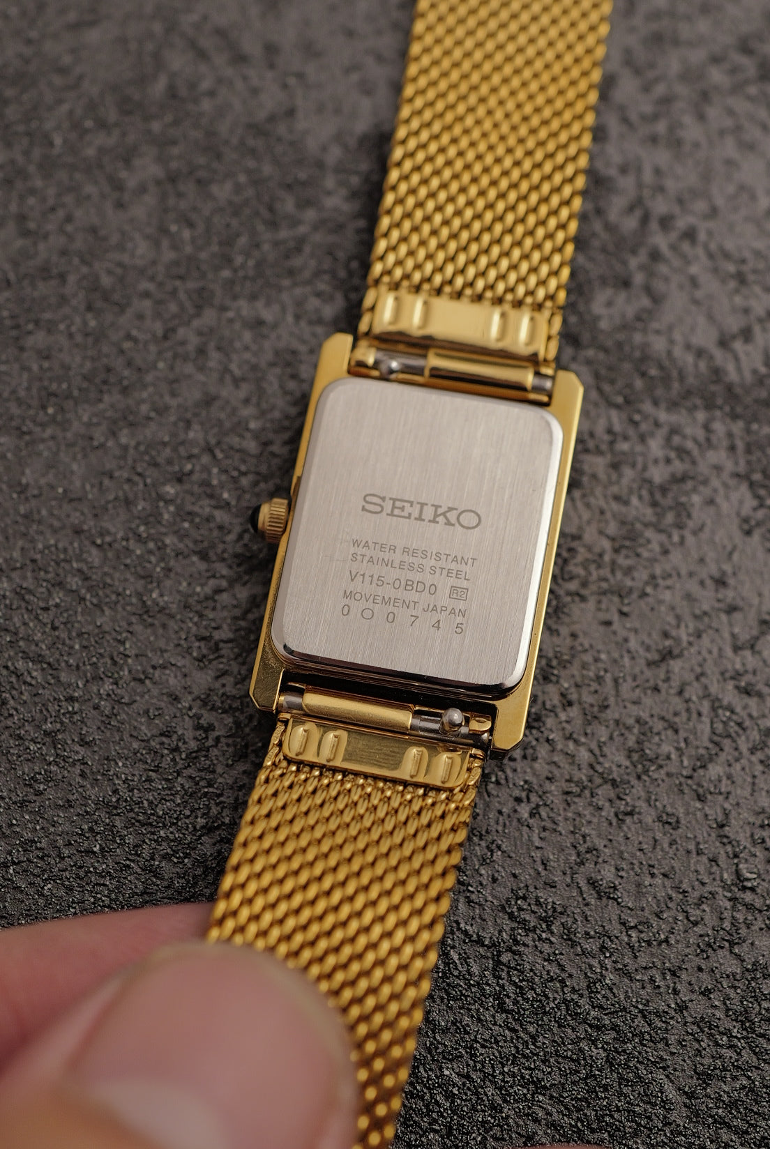 Seiko Tank Nano Universe SOLAR.
