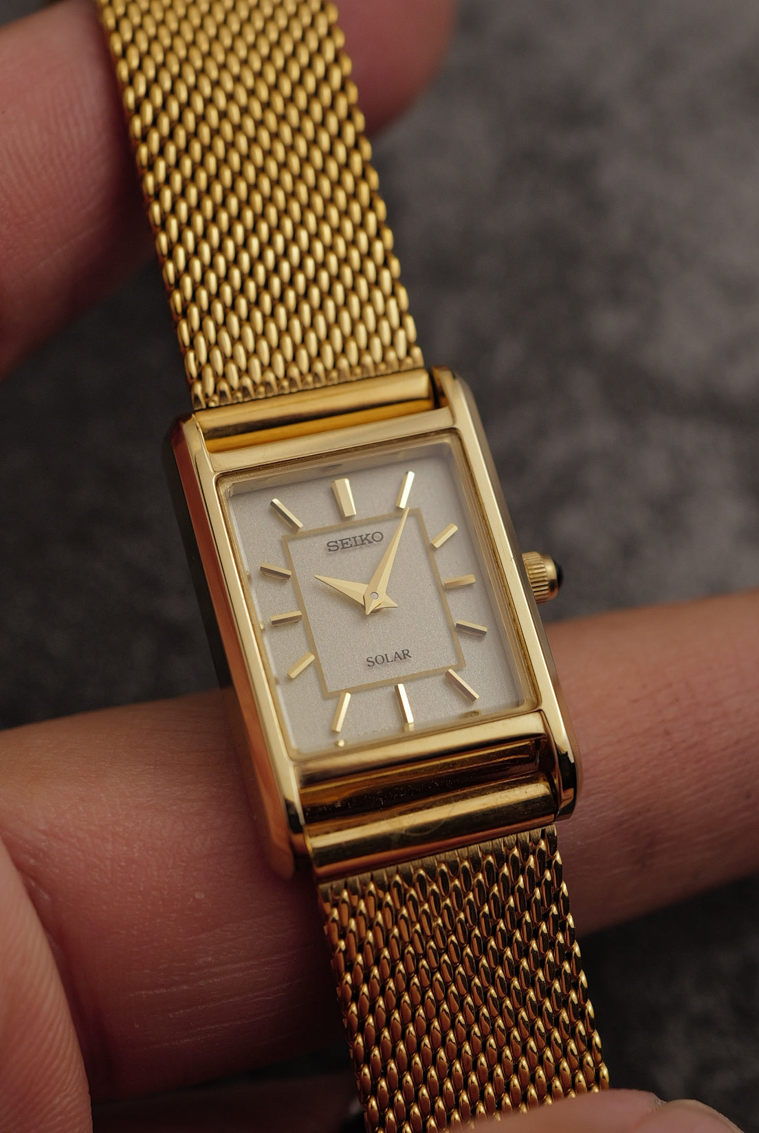 Seiko Tank Nano Universe SOLAR.