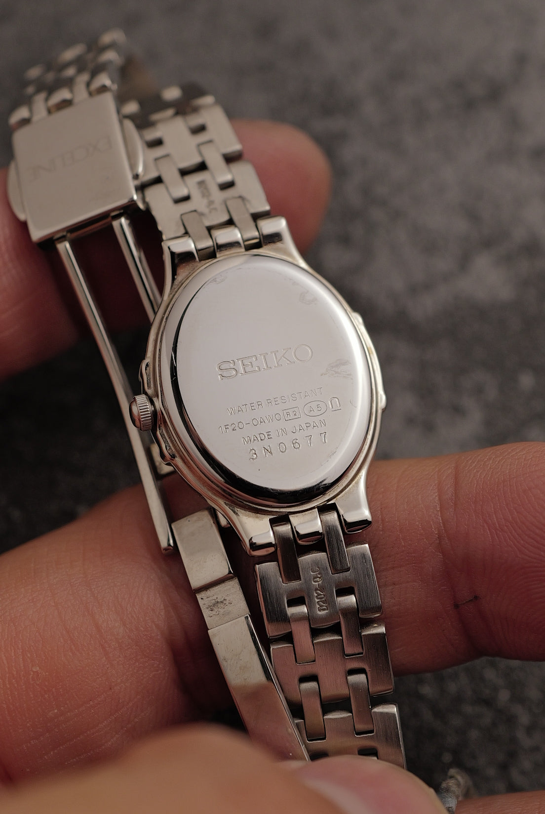 Seiko Exceline Oval with Diamond bezel Circa. 1993