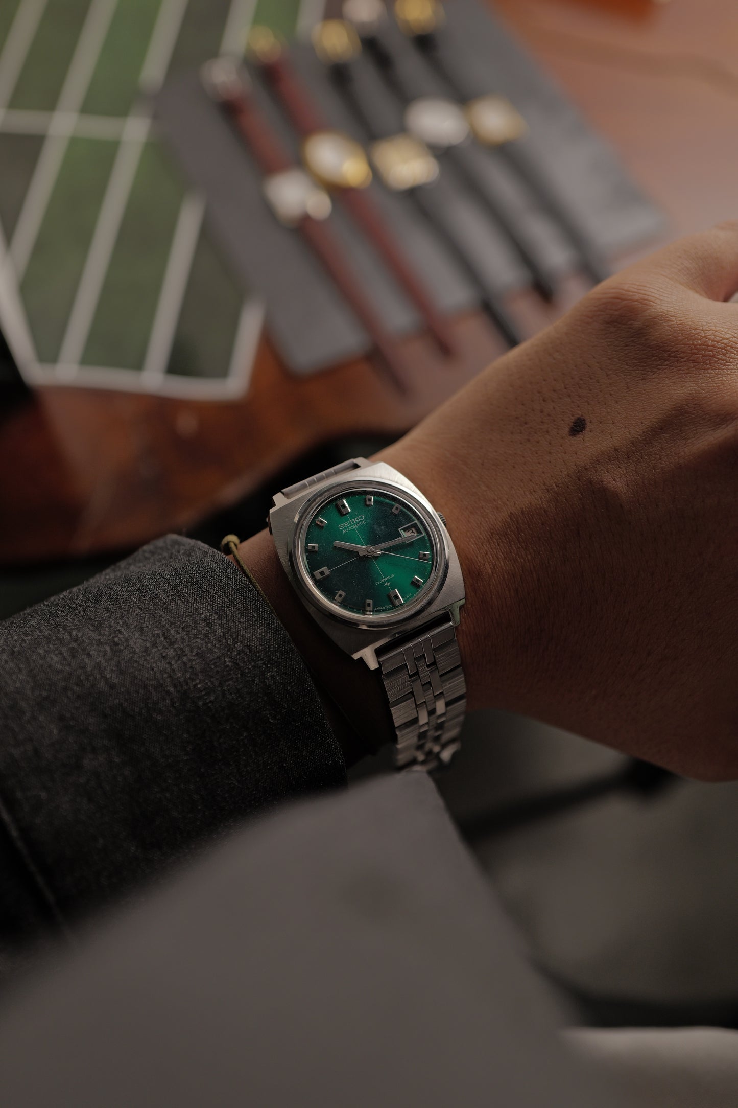 Seiko Automatic 7005-7001 Green Circa. 1960s
