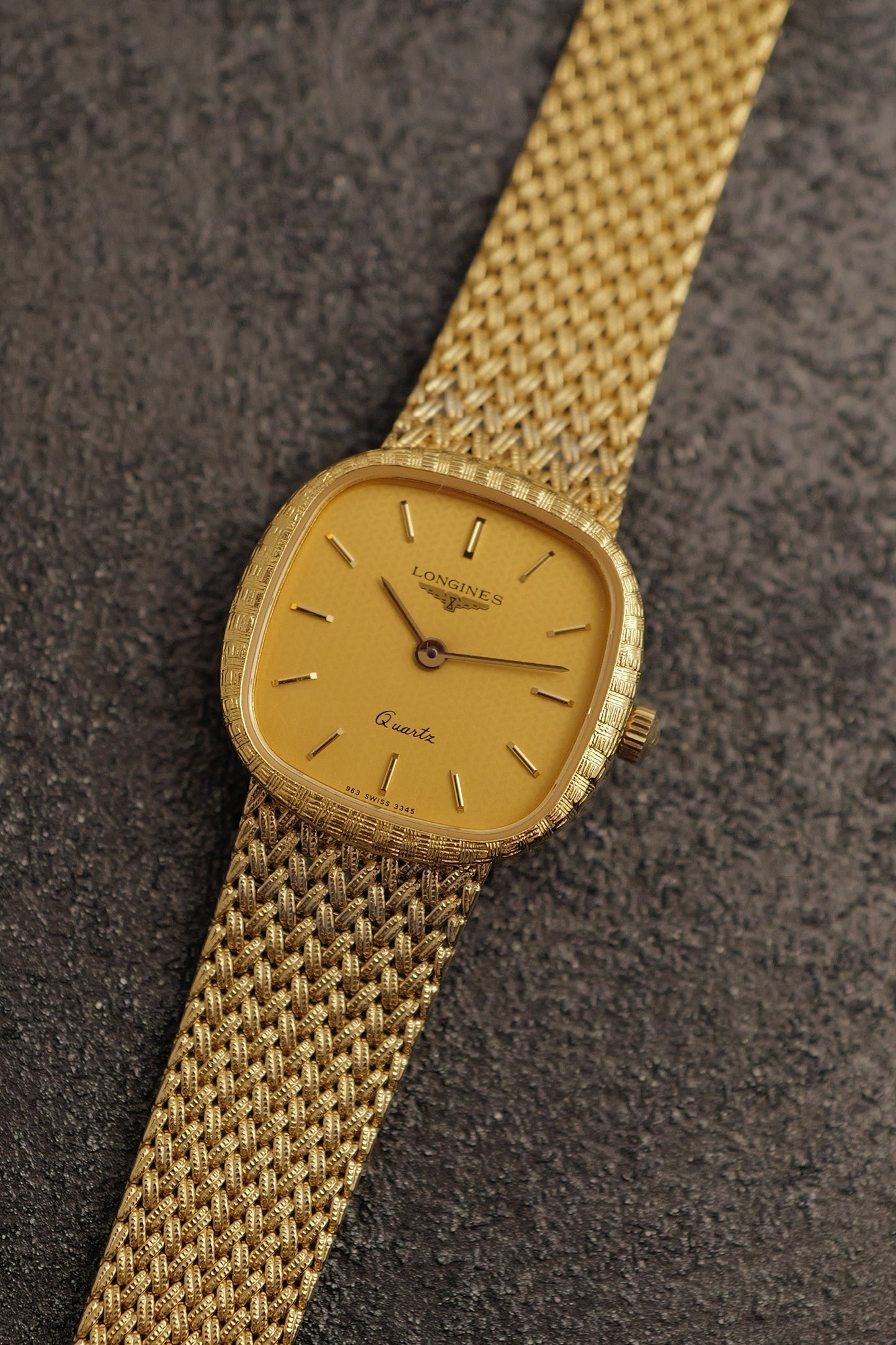 Ladies Longines Quartz Golden Weave Circa. 1990