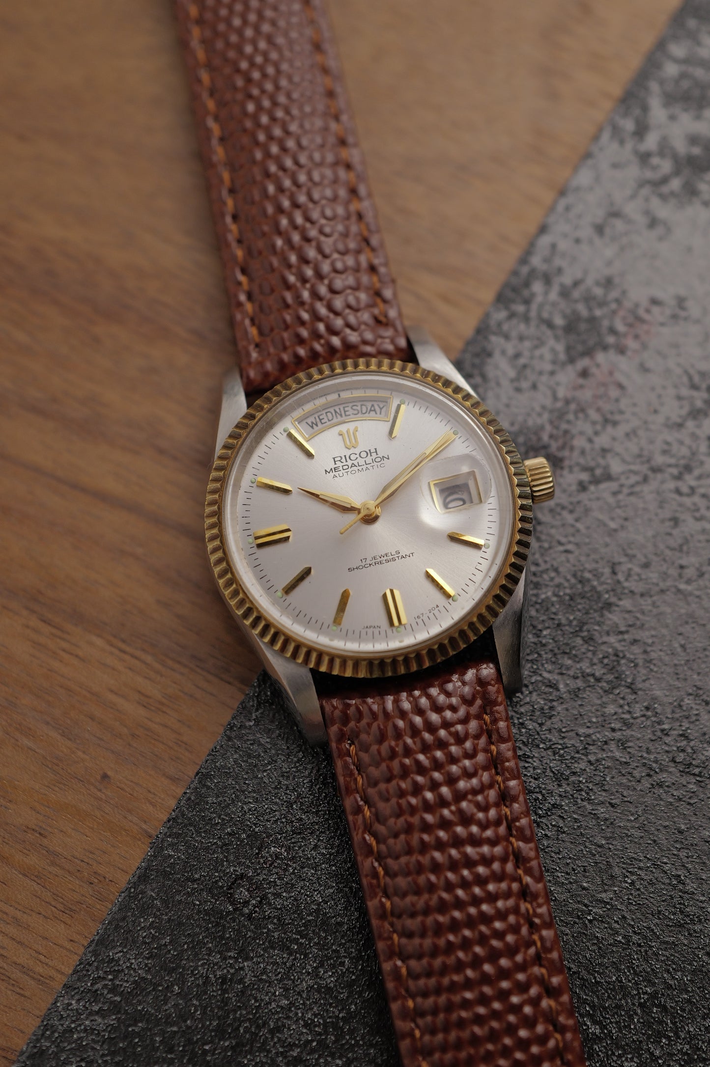 Ricoh Medallion DayDate Automatic Circa. 1980s
