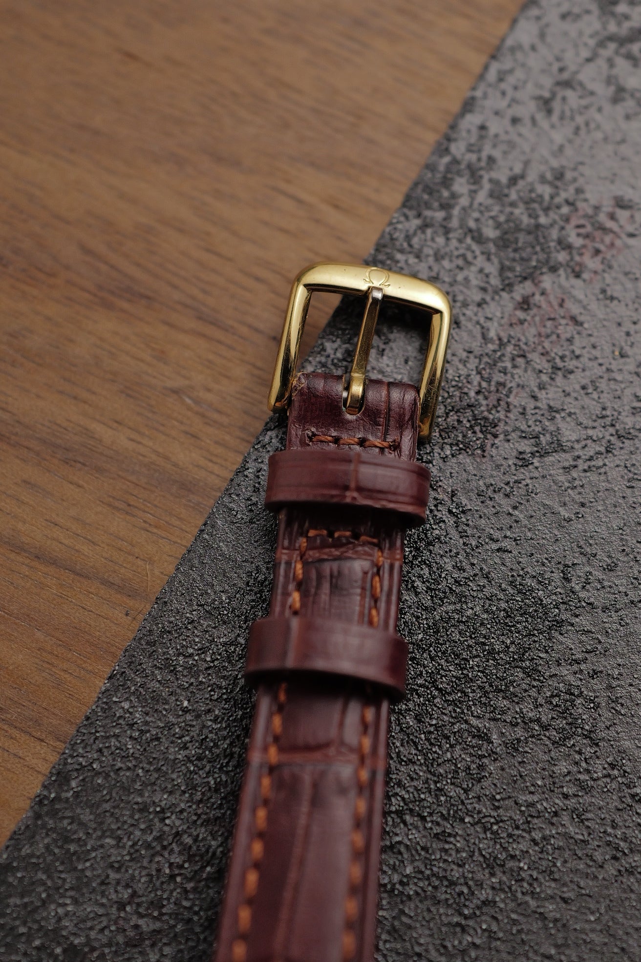Omega De-ville "Golden Cushion" Quartz Circa. 1990s