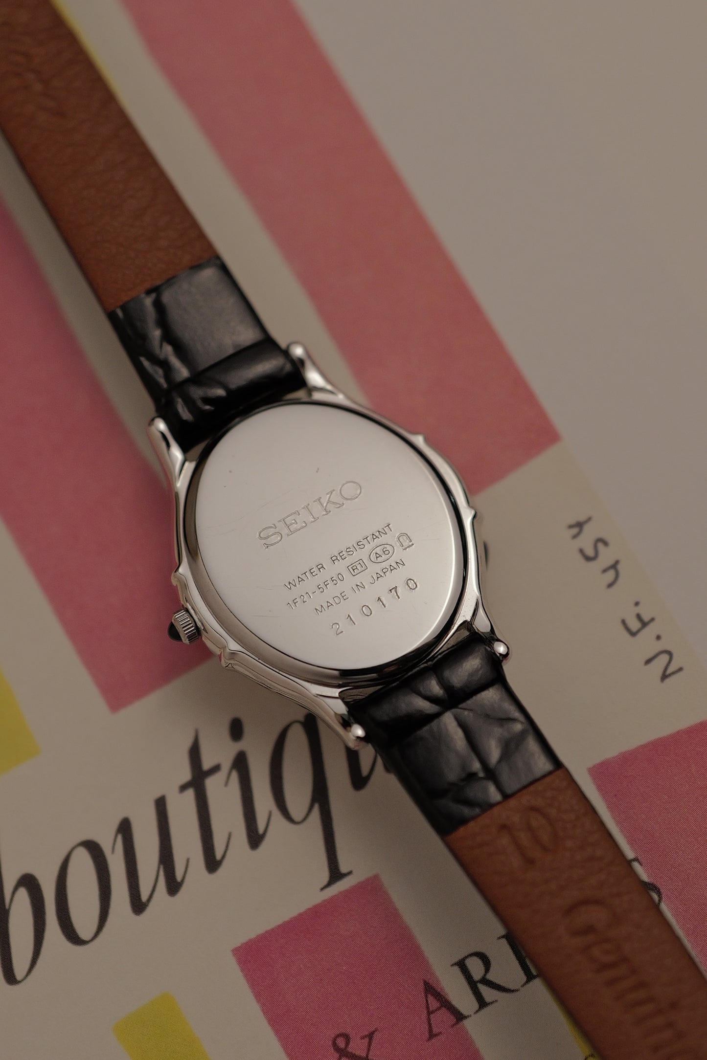 Seiko Exceline Mother of Pearl Diamond Bezel Circa. 1992