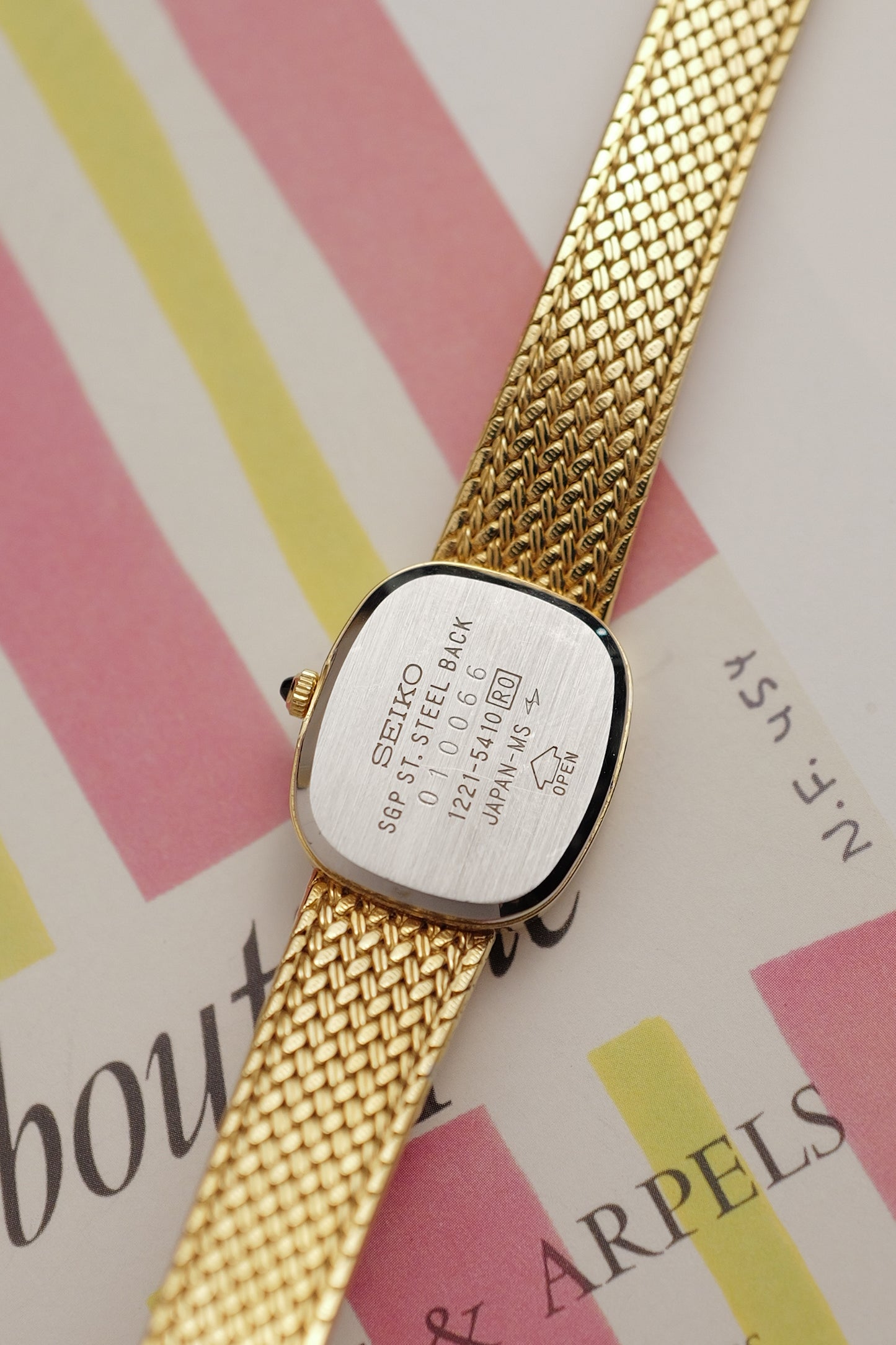 Seiko Exceline "Golden Wisp" Full Bracelet Circa. 1986