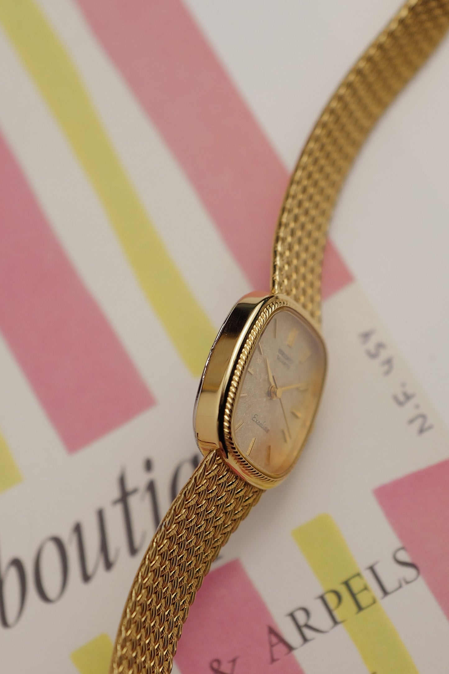 Seiko Exceline "Golden Wisp" Full Bracelet Circa. 1986