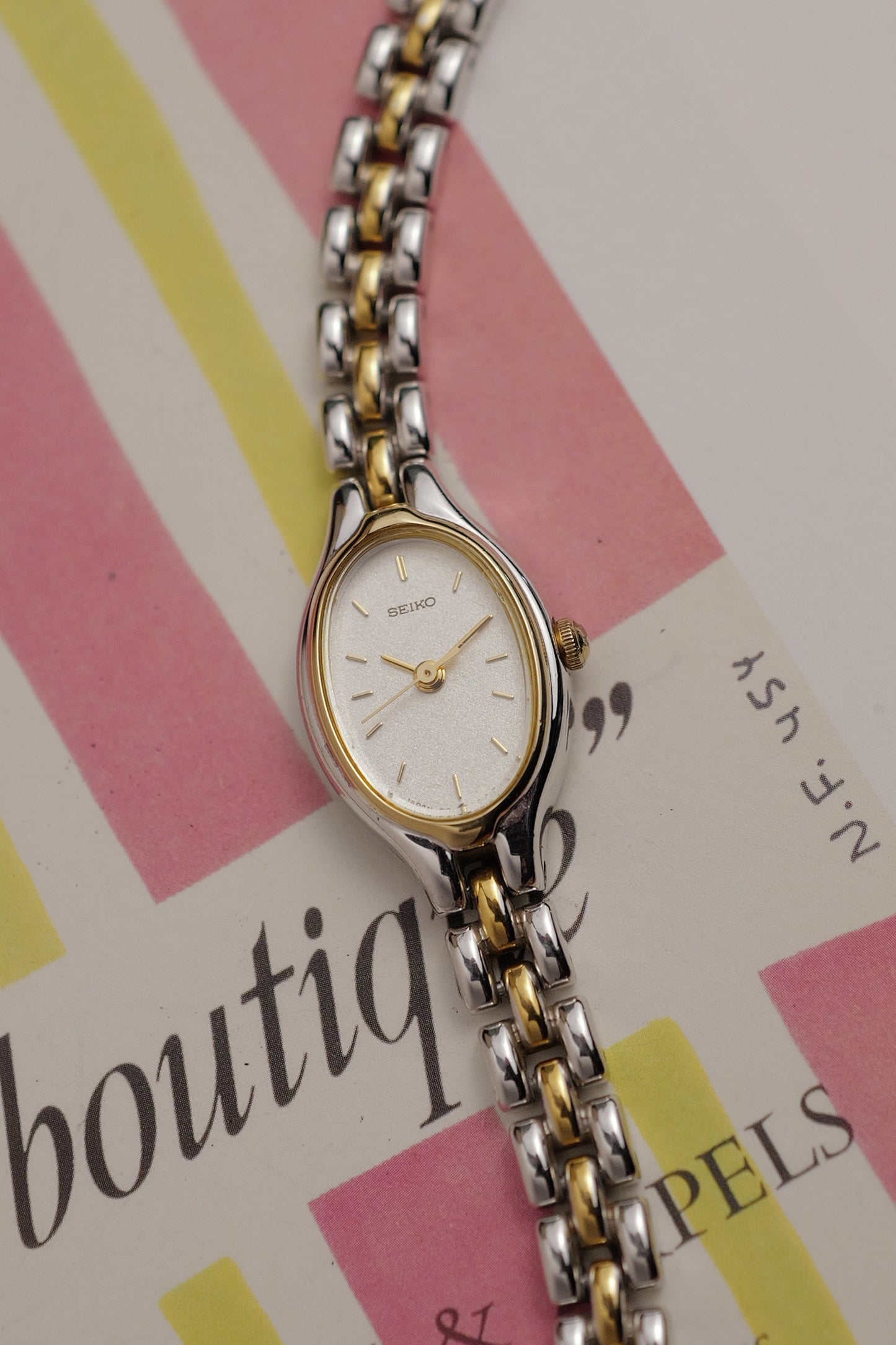 Seiko "mini oval" 2 tone Circa. 1980