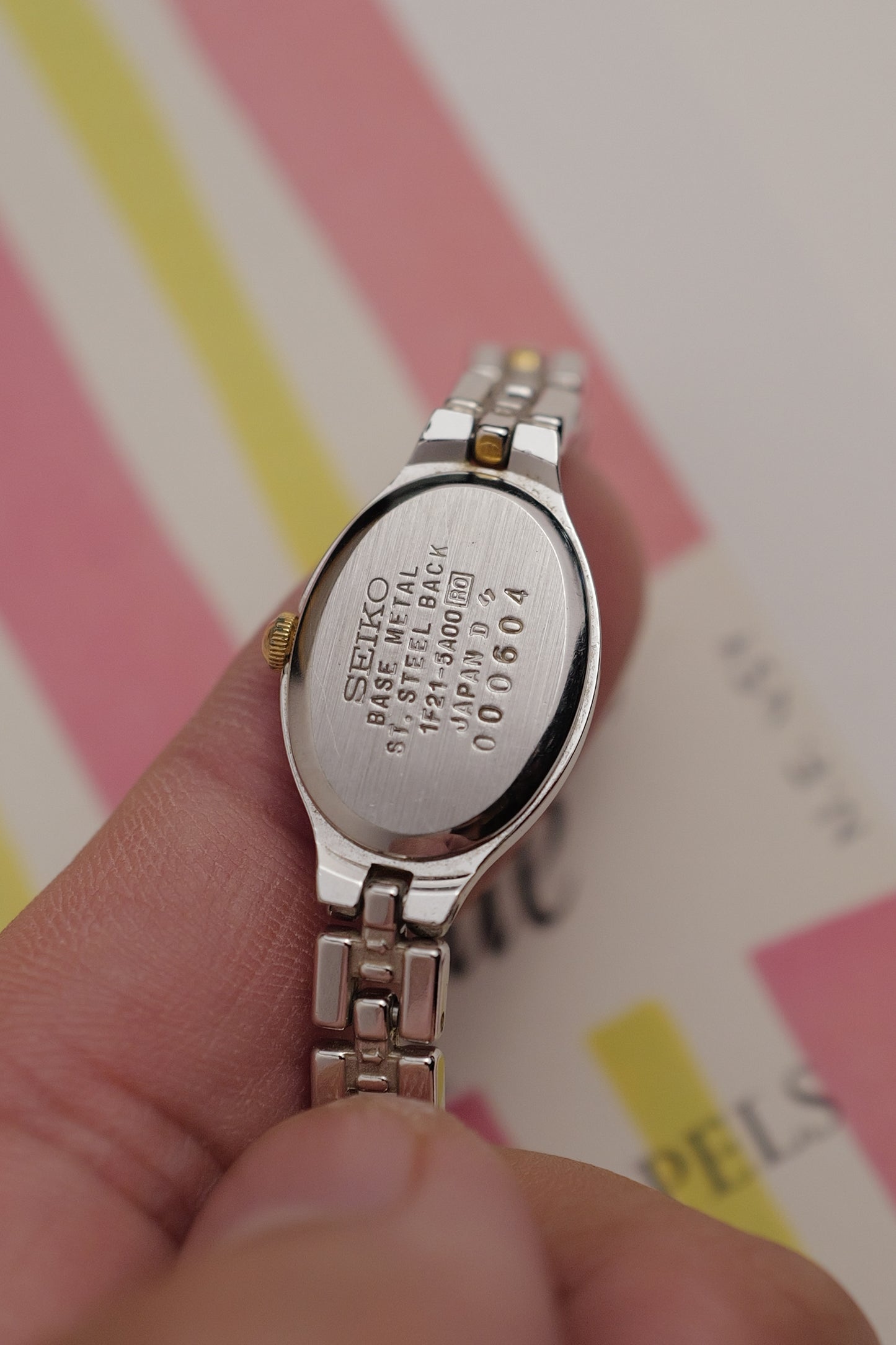 Seiko "mini oval" 2 tone Circa. 1980