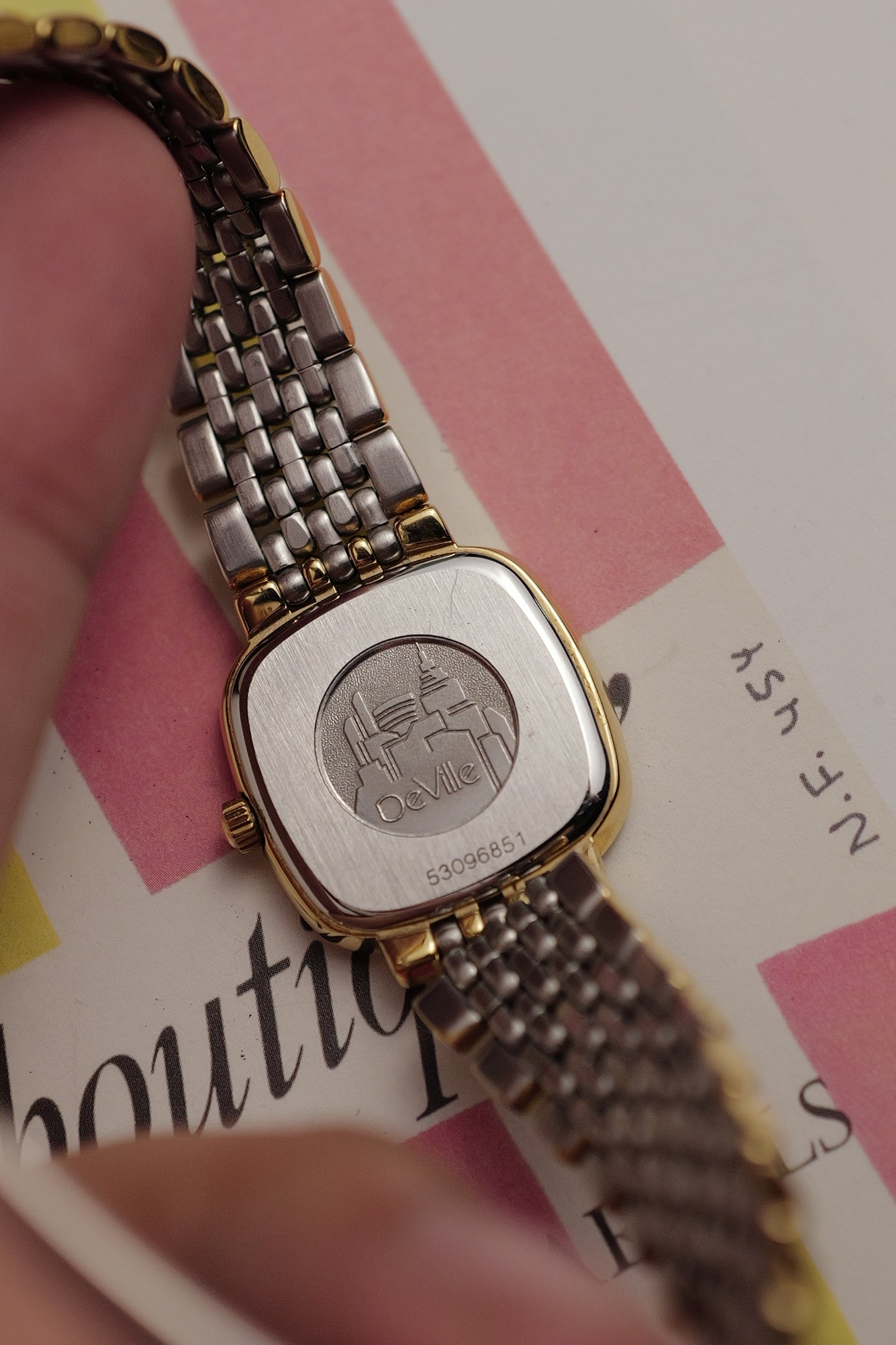 Omega De-ville "Roman Cushion" Quartz Circa. 1990