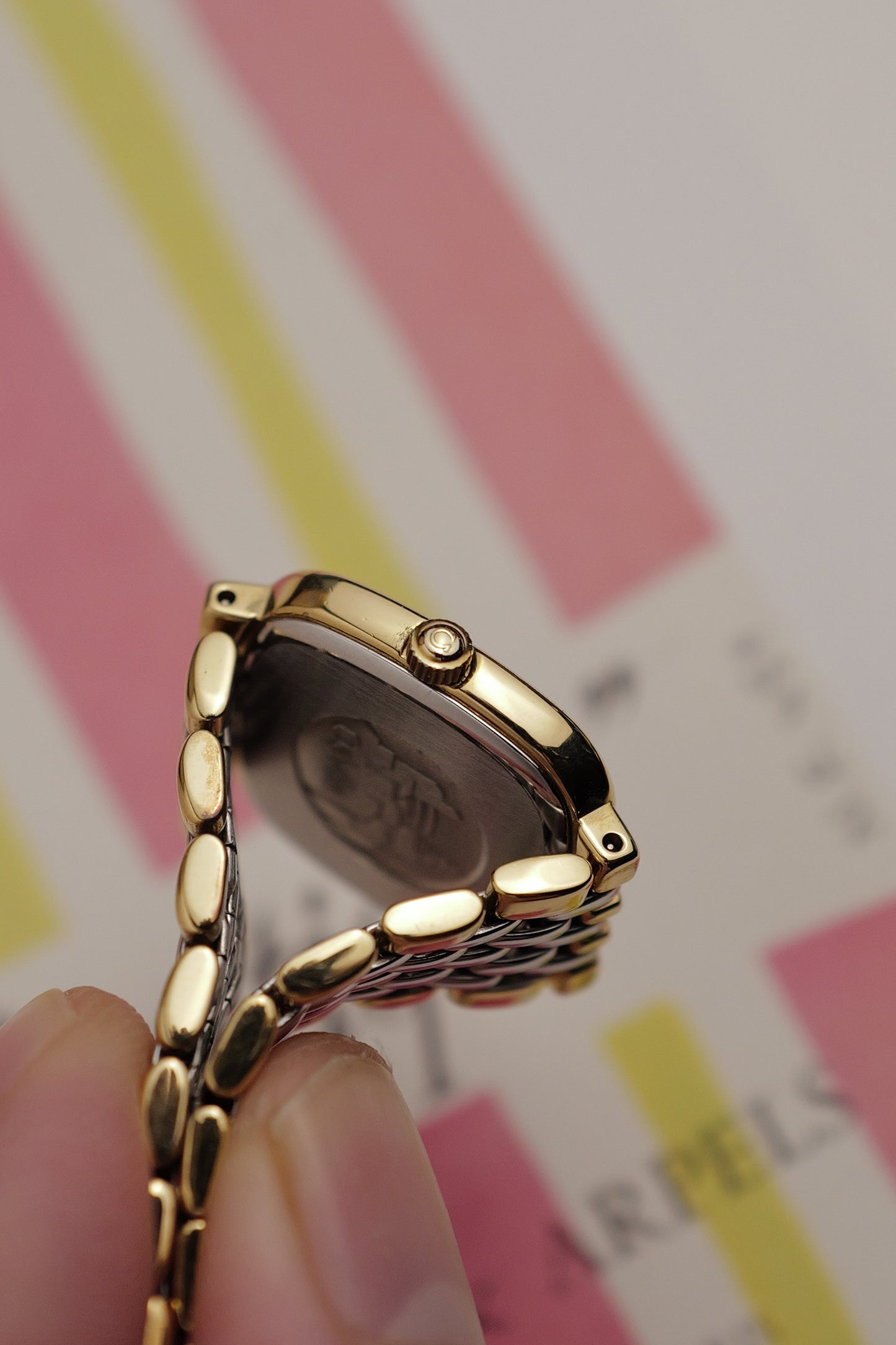 Omega De-ville "Roman Cushion" Quartz Circa. 1990
