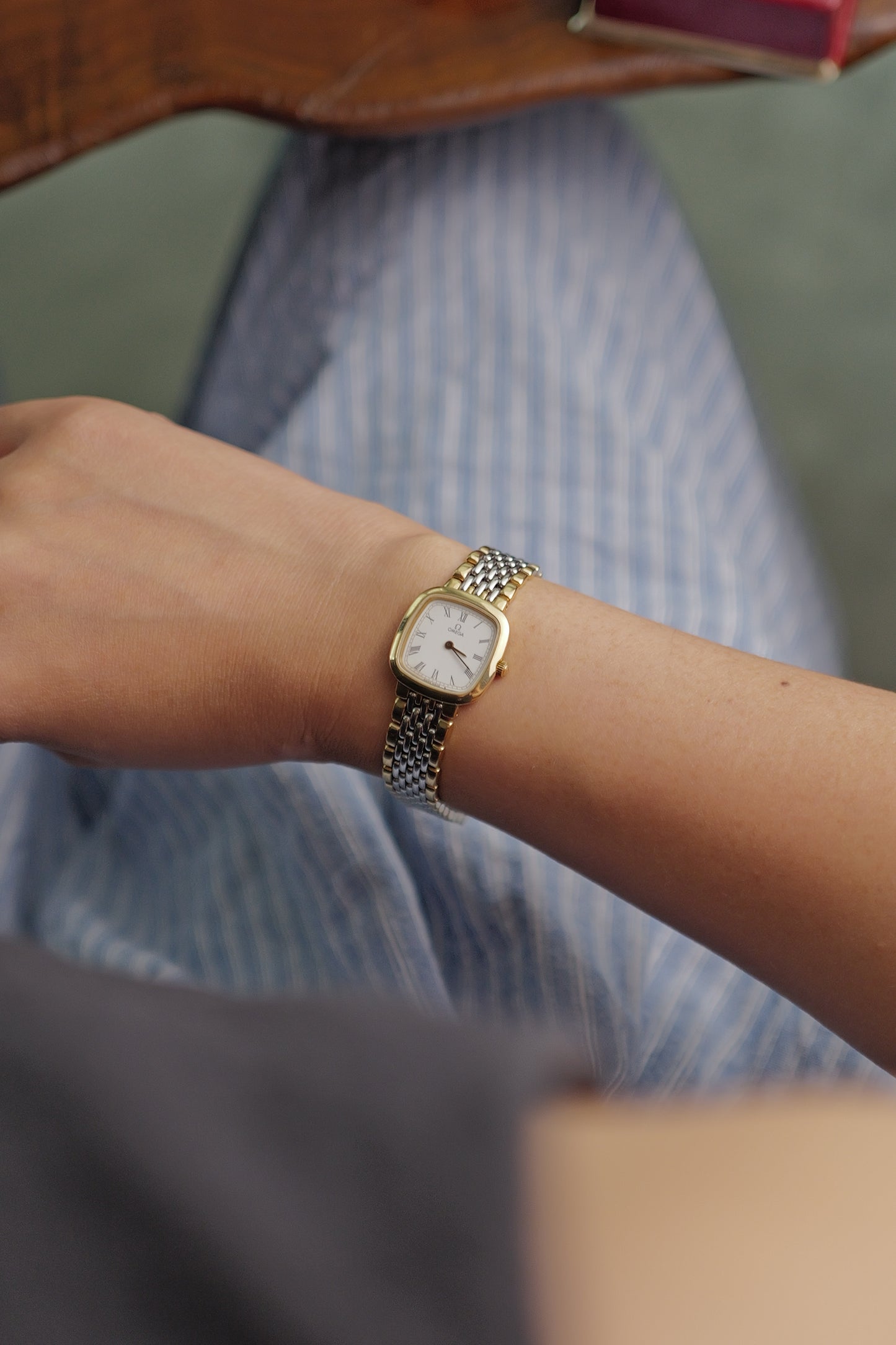 Omega De-ville "Roman Cushion" Quartz Circa. 1990
