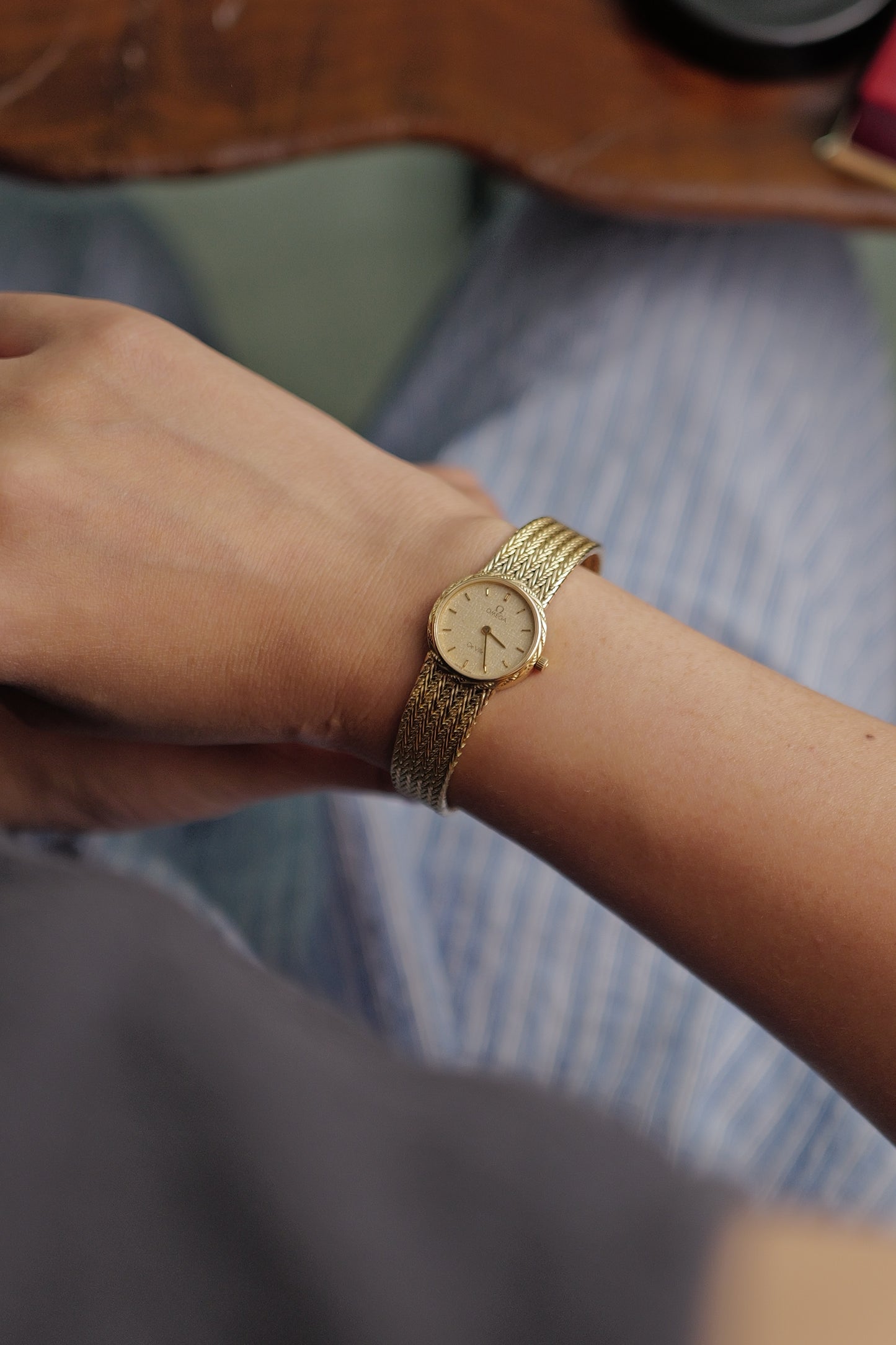 Omega De-ville "Ribbon Bezel" Quartz Circa. 1990s