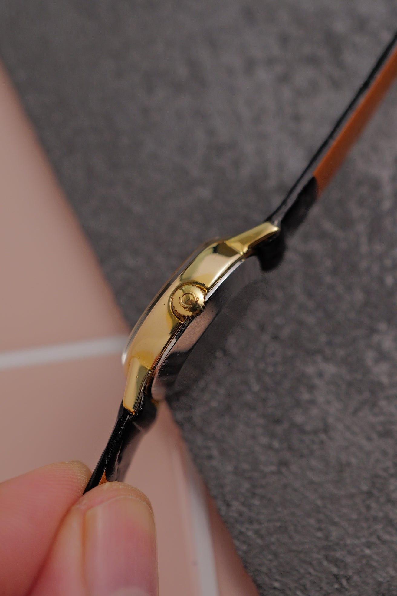 Ladies' Omega Mini Ellipse De-ville ref 511.0553 with original buckle