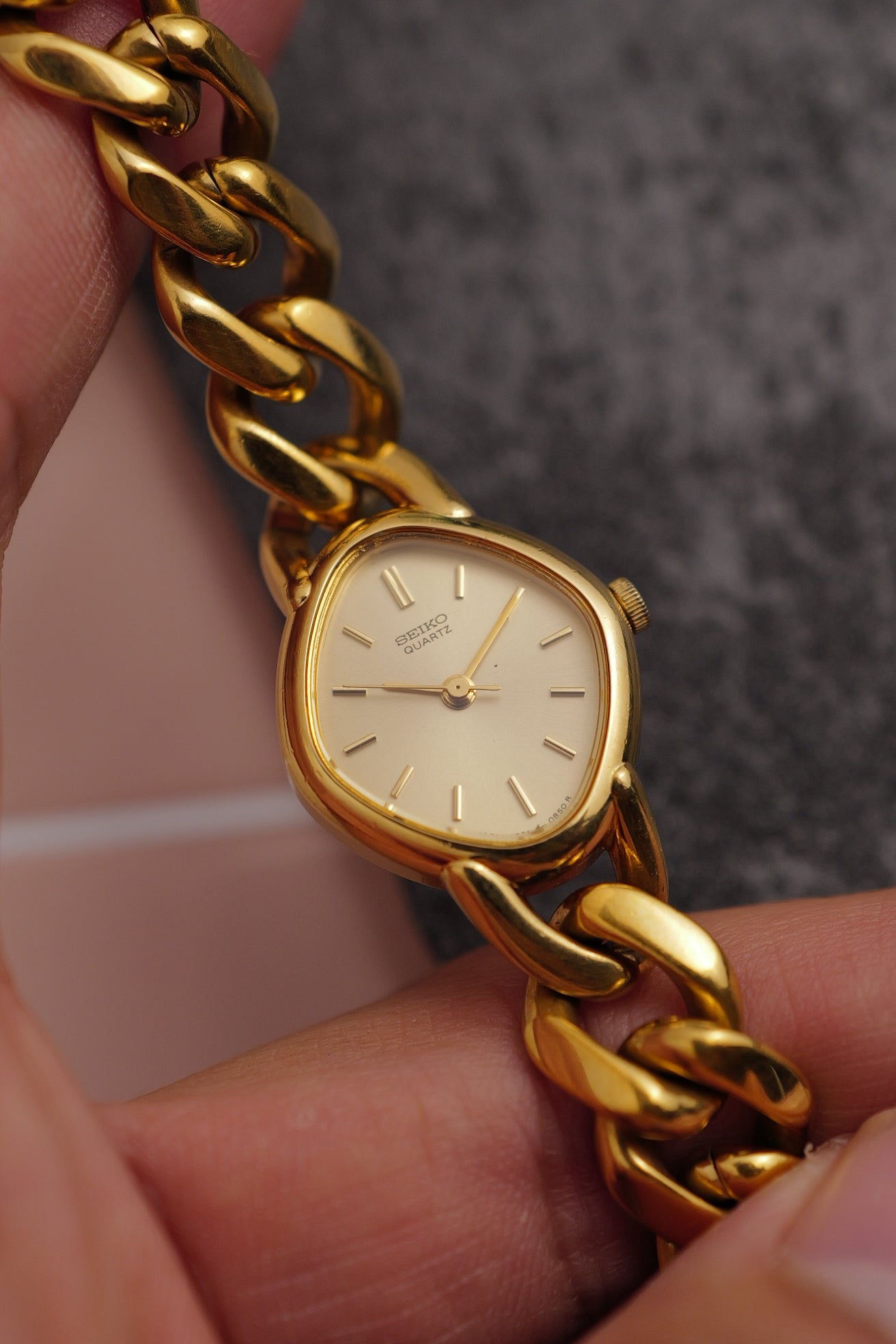 Seiko "Cuban Chain" Circa. 1985