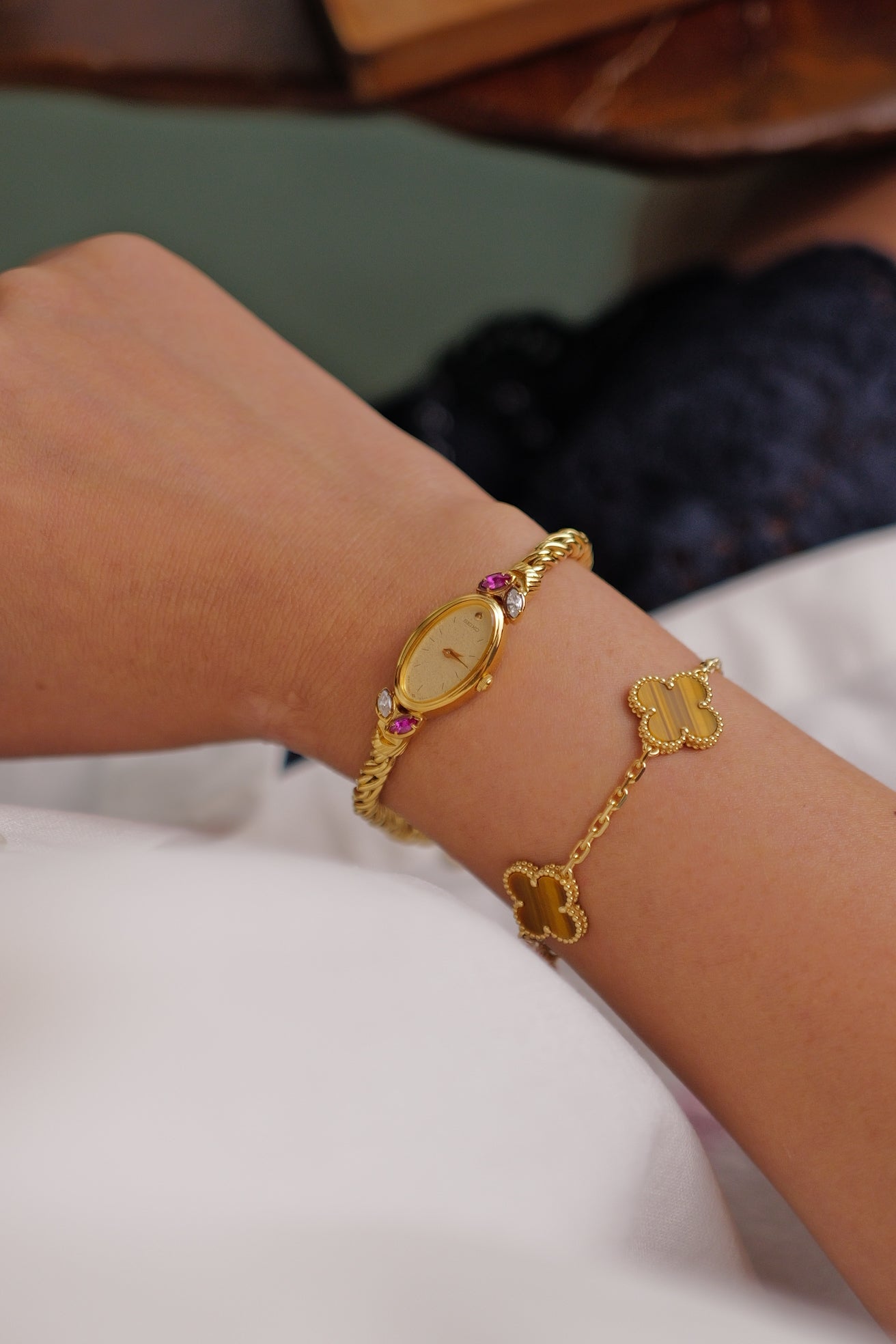 Seiko "Rosevine" Bracelet Circa. 1986