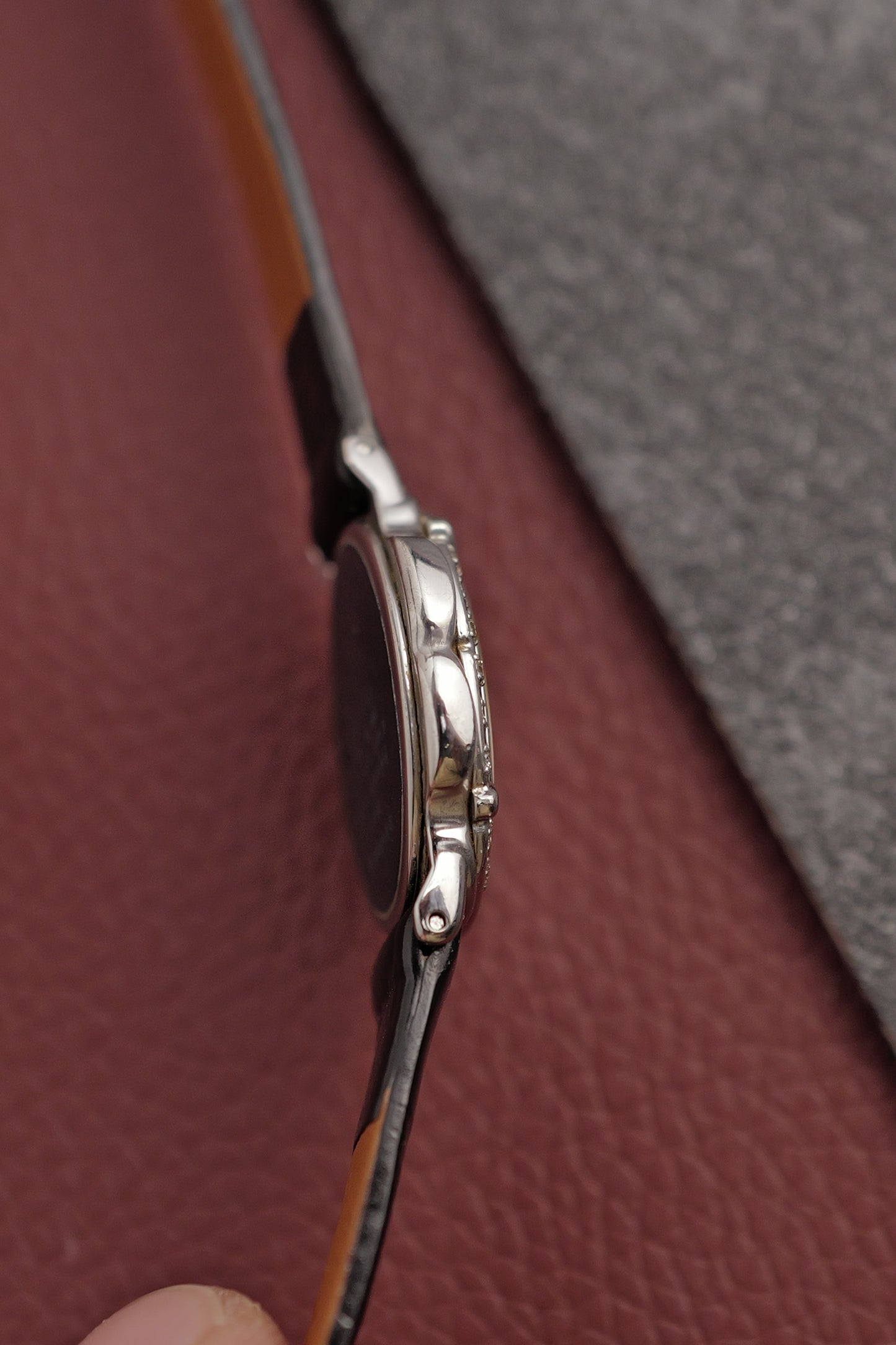 Seiko "Mother of pearl Floral" Diamonds Rare steel variation Circa. 1990
