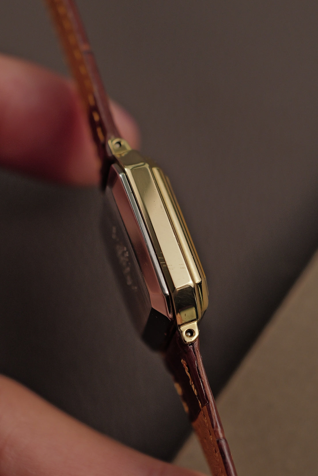 citizen Octa Tank with Step Bezel Circa. 1980