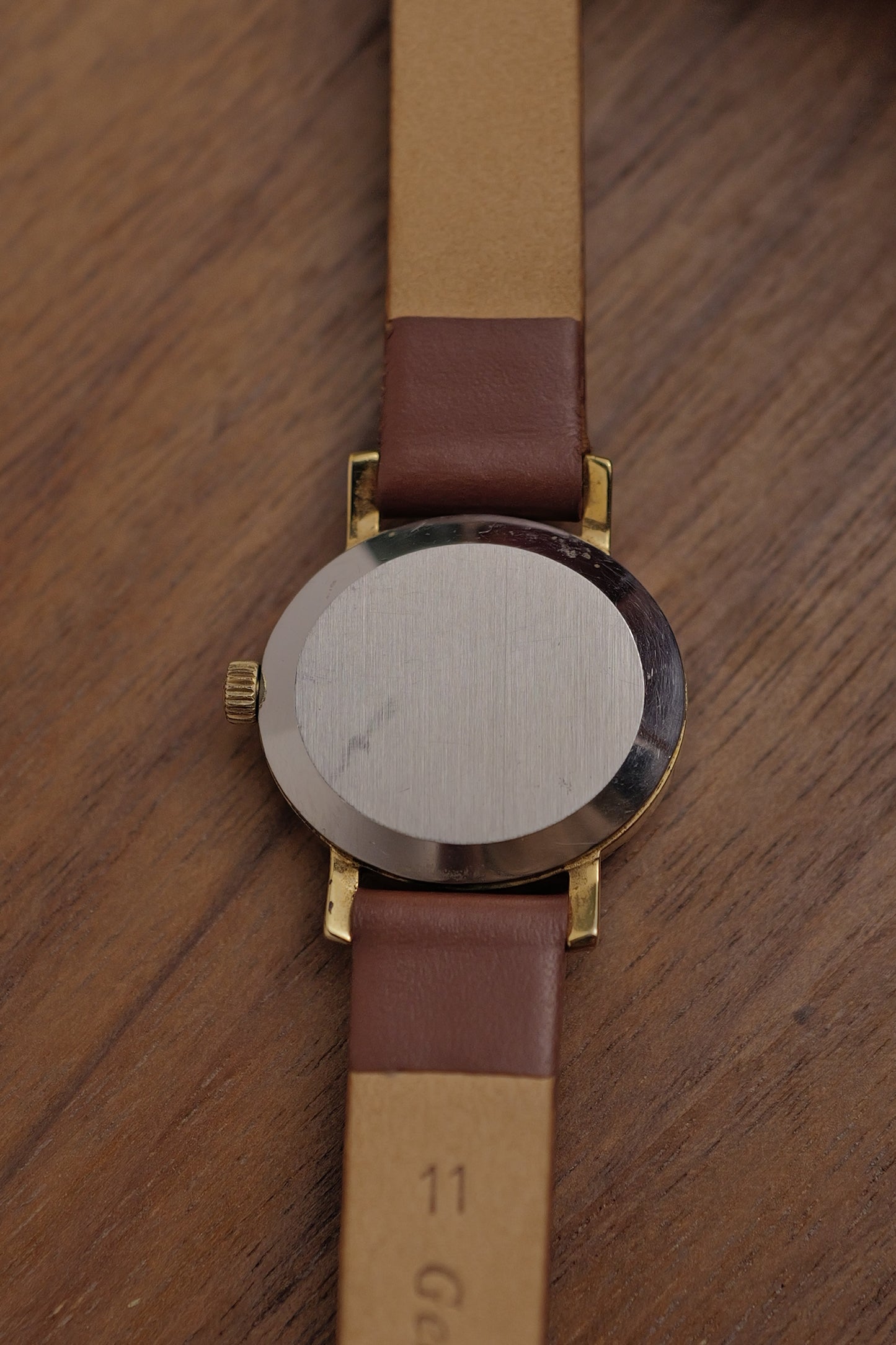 Omega Geneve oval "Linen" Manual winding w/ original buckle