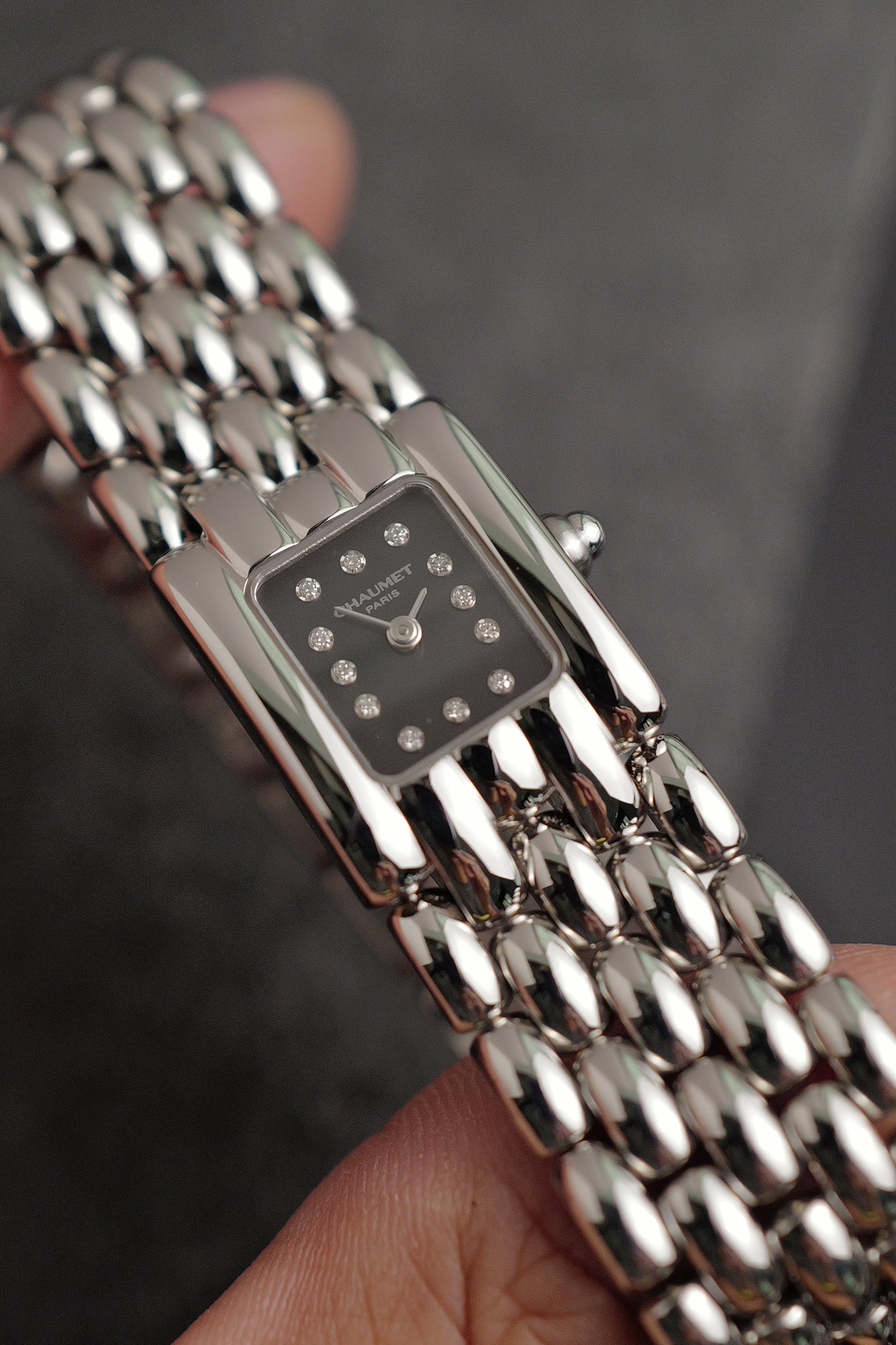 Chaumet Khesis w/ Original Diamond markers Circa. 2000s