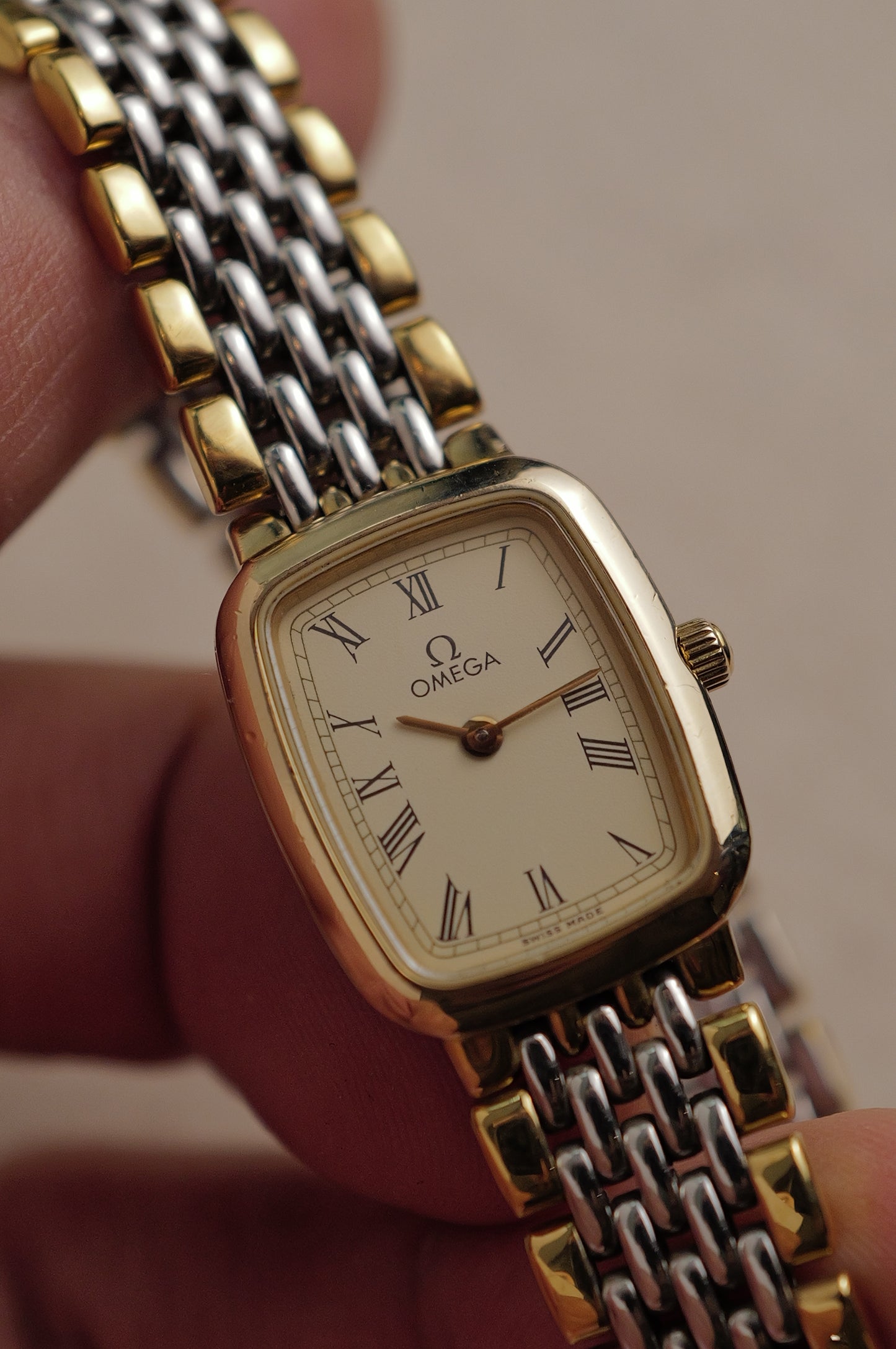 Omega De-ville "Classic Roman 2 tone" Circa. 1990s