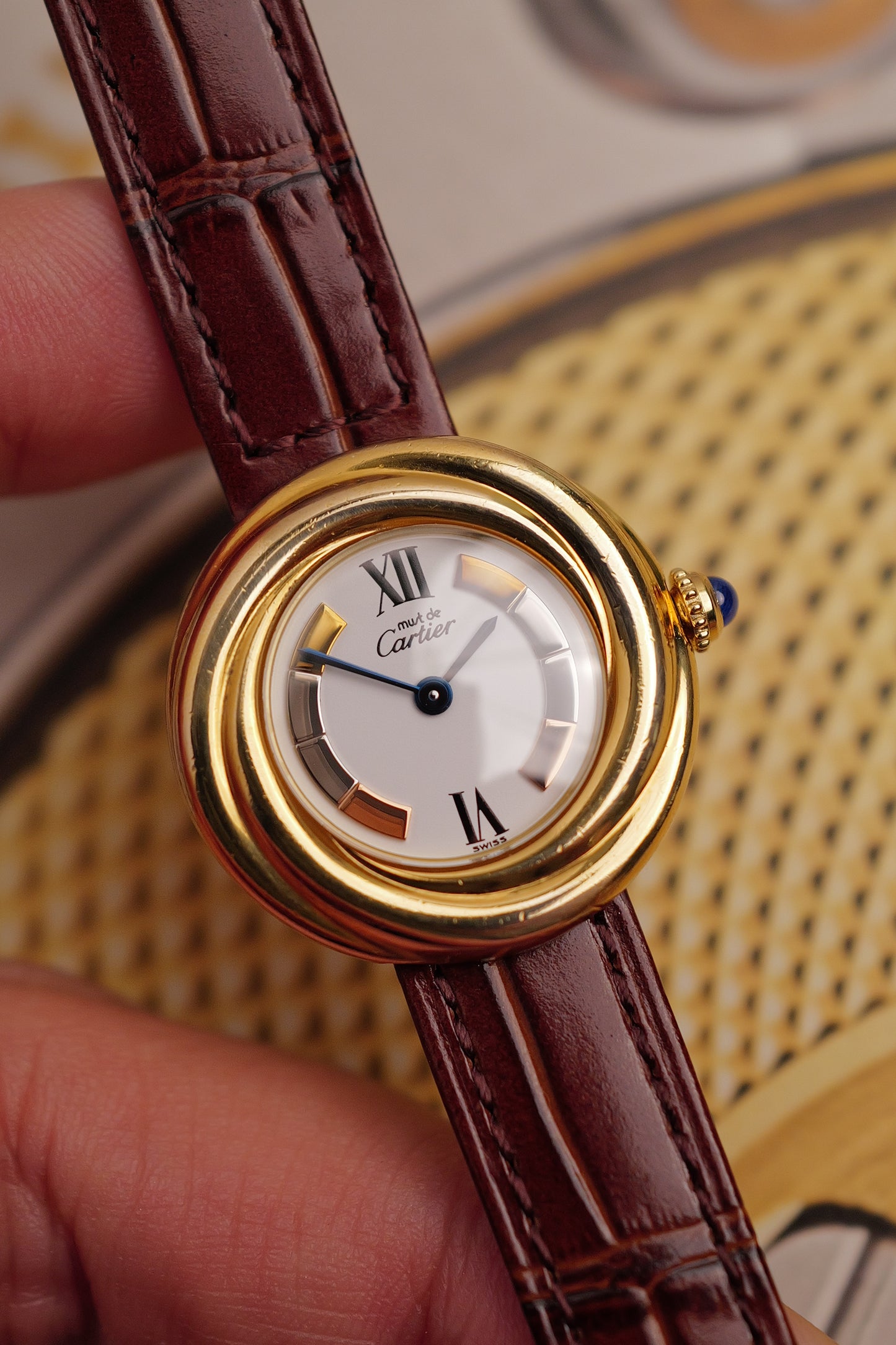 Cartier Must De Trinity "Tricolur" Quartz Circa. 1990s