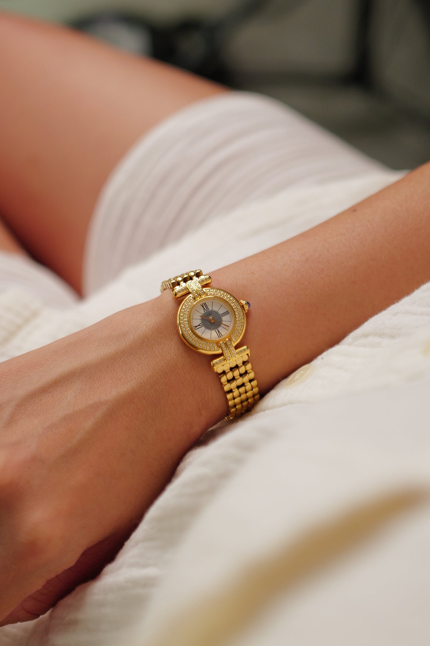 Cartier Colisee " Roman" Quartz Circa. 1980s