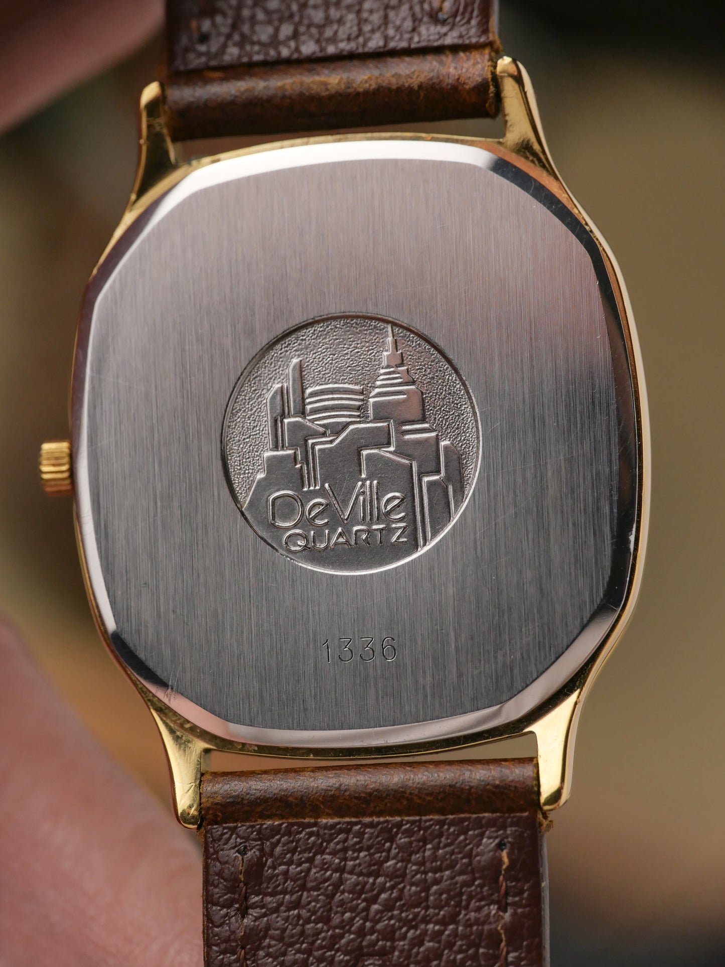 Omega De Ville “Honeycomb Ellipse” Travel Watch Ref. 195.0013 (circa 1980s)