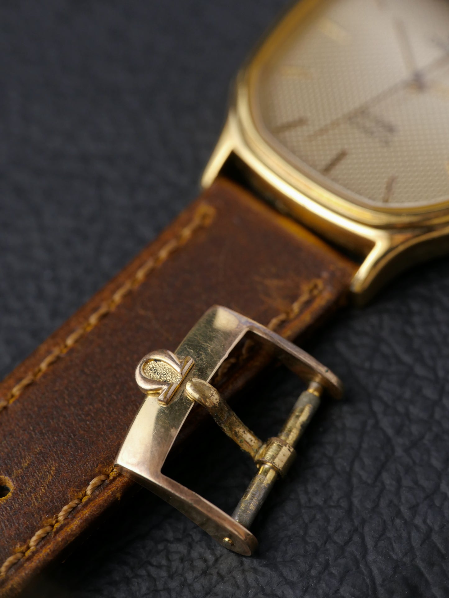 Omega De Ville “Honeycomb Ellipse” Travel Watch Ref. 195.0013 (circa 1980s)