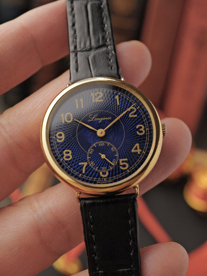 Longines “Blue Lattice Sector” Ref. 5096 (circa 1980s)