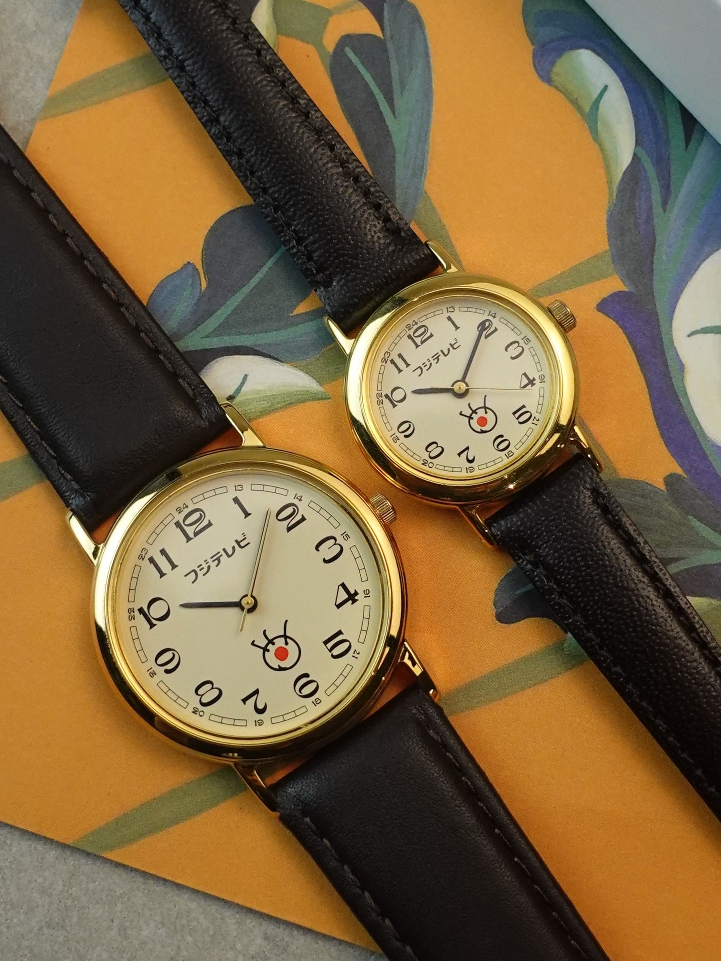 Citizen Fuji TV Couple Set watch New Old stock