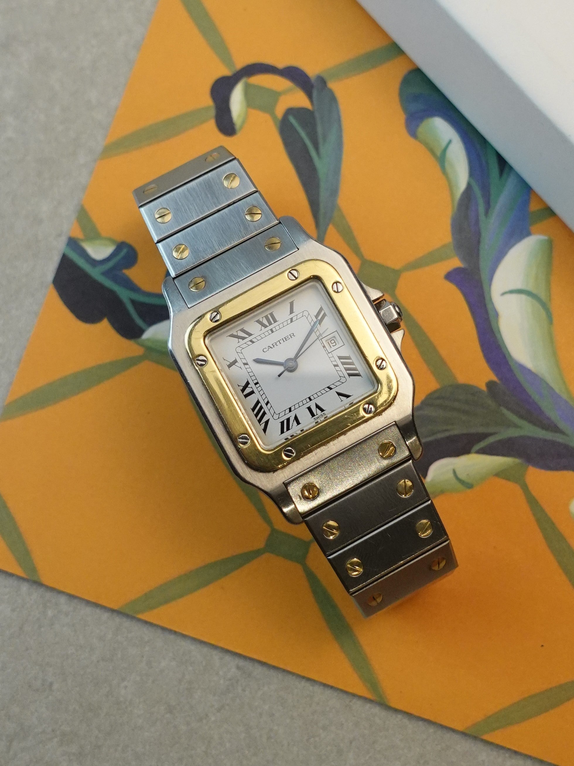 Cartier santos lm best sale