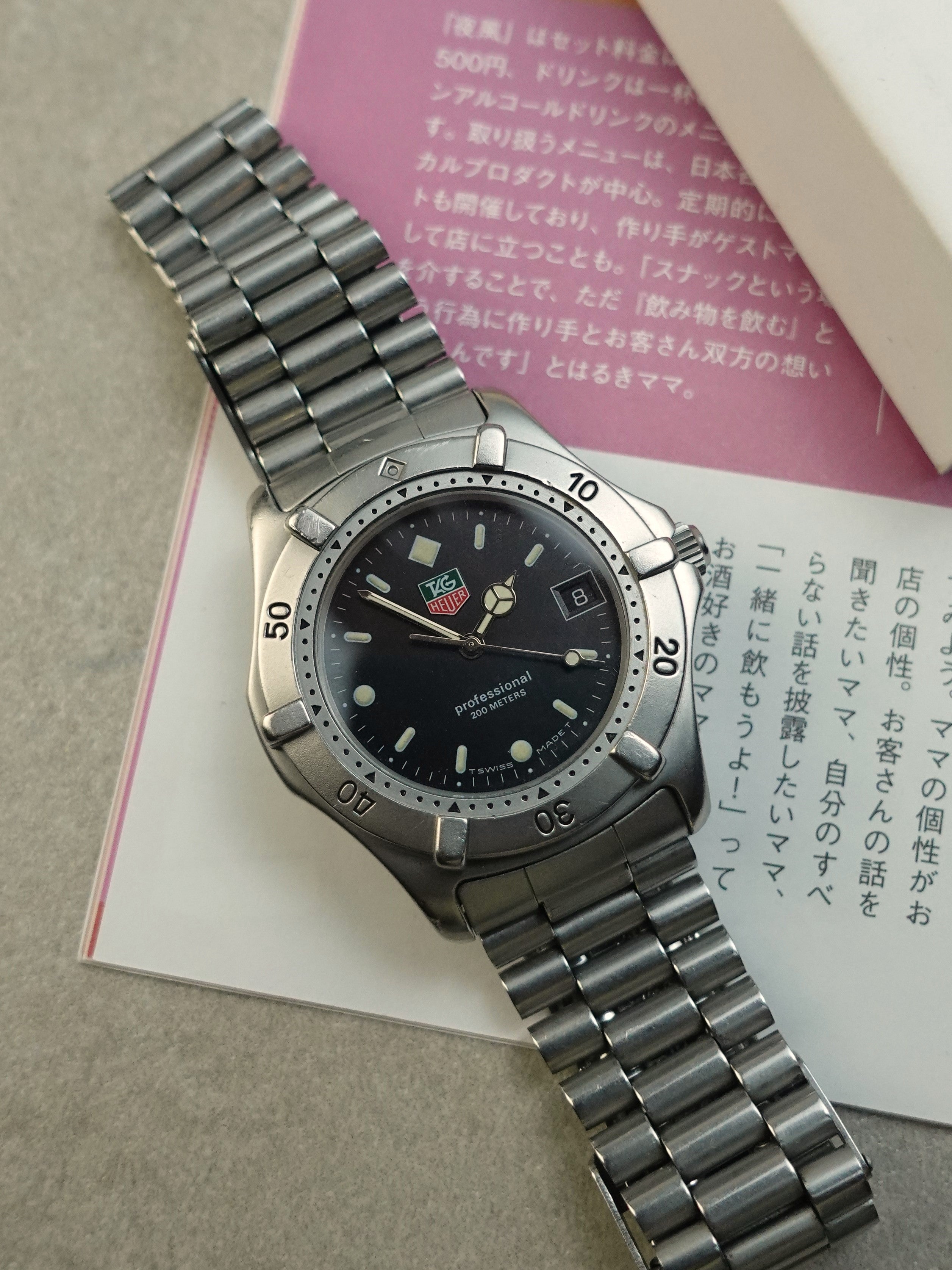Men's Tag Heuer 2000 Professional dive watch – My First Vintage X Next ...