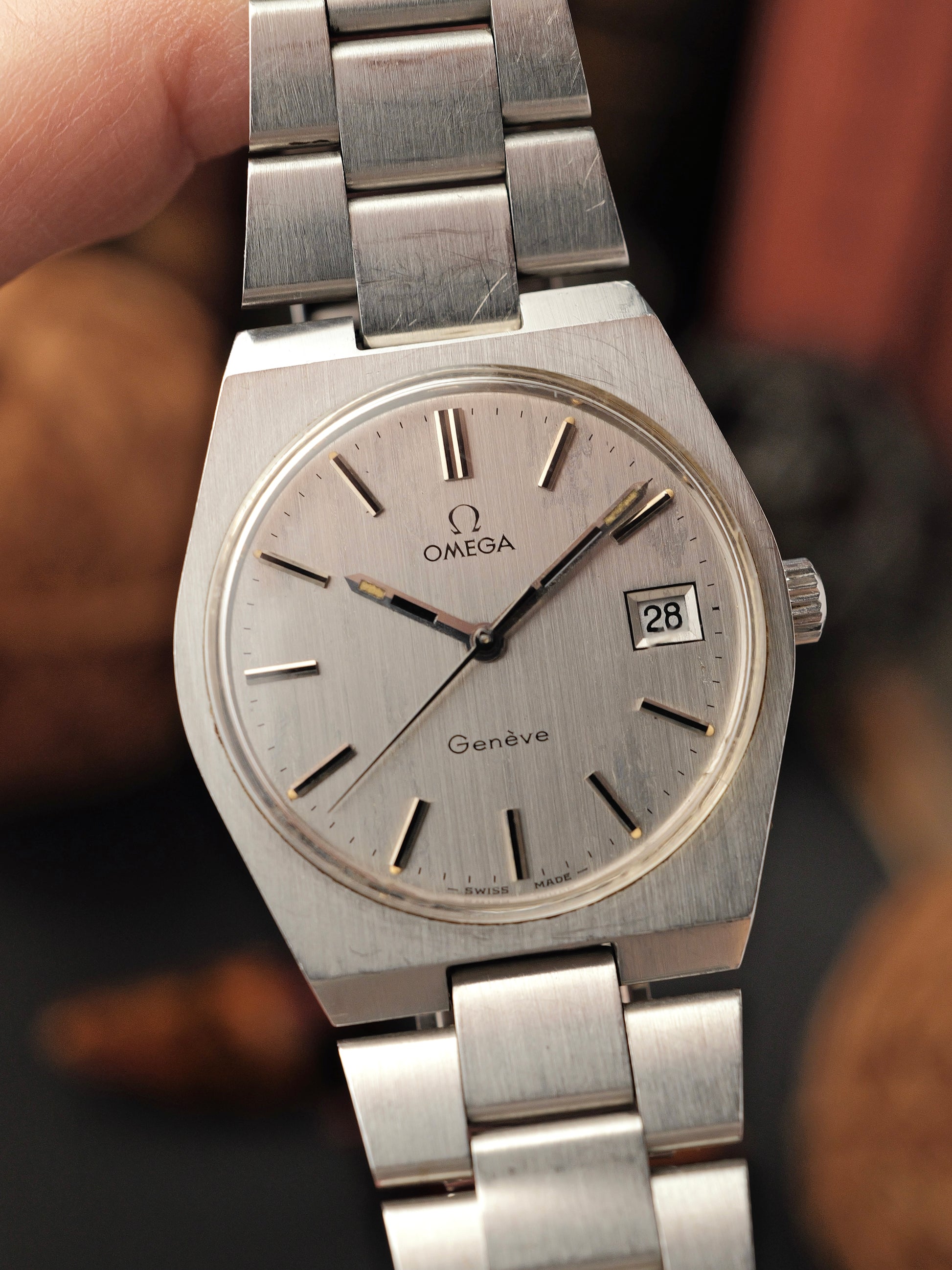 Omega Geneve “Integrated Bracelet” (circa 1972)