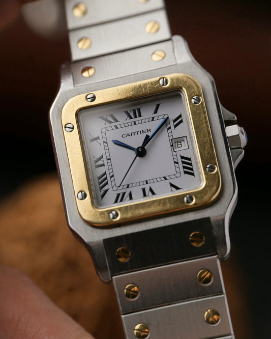 Cartier Santos Carrée Two Tone Ref. 2961 (circa 1980s)