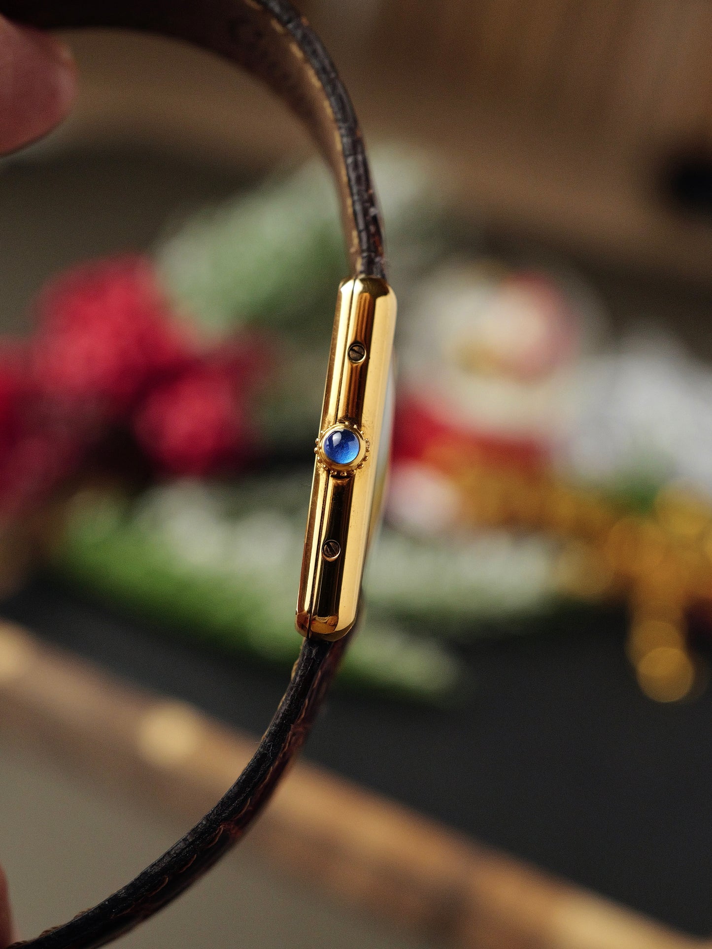 Cartier Must de Cartier Tank Vermeil “Column Dial” LM Ref. 590005 (circa 1970s)