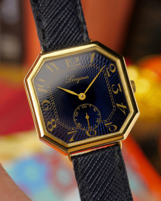 Longines “Octagon Blue Breguet” Ref. 5097 (Circa 1977)