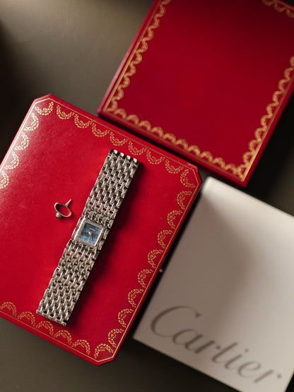 Cartier Pantheré Ruban Mother of Pearl w/ Partial Set Ref. 2420 (circa 2000s)