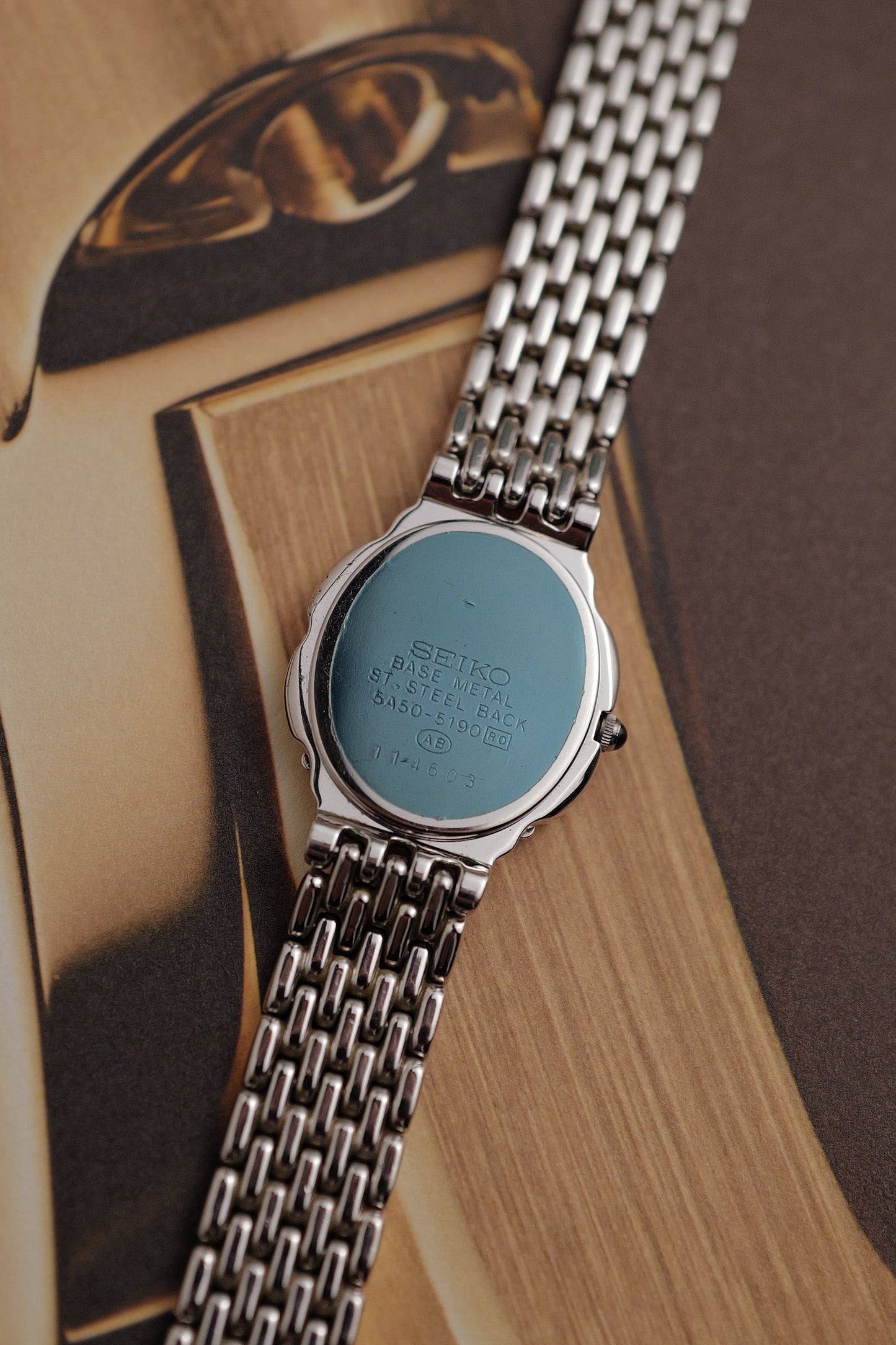 Seiko Exceline "Diamond petals" Mother of pearl circa. 1990