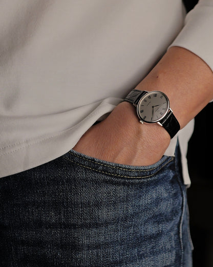 Omega Genève “Oval” Brushed Grey Dial Ref. 511.417 (circa 1973)