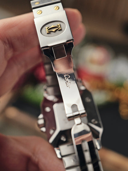 Cartier Santos Carrée Steel & 18K Gold Ref. 2961 (circa late 70s/early 80s)