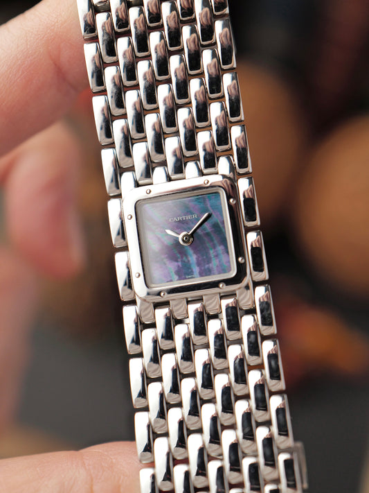 Cartier Pantheré Ruban Mother of Pearl w/ Partial Set Ref. 2420 (circa 2000s)