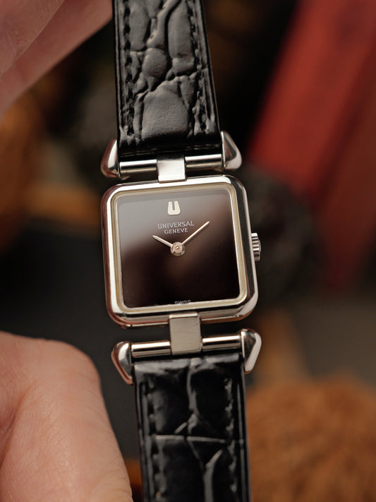 Universal Genève “Silver Square” Convertible Lugs Ref. 811627 (Circa 1960s)