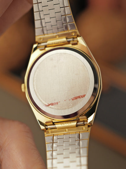 King Seiko Twin Quartz “Pinstripe Dial” w/ Box and Papers 9443-7000SGP (c. 1982)
