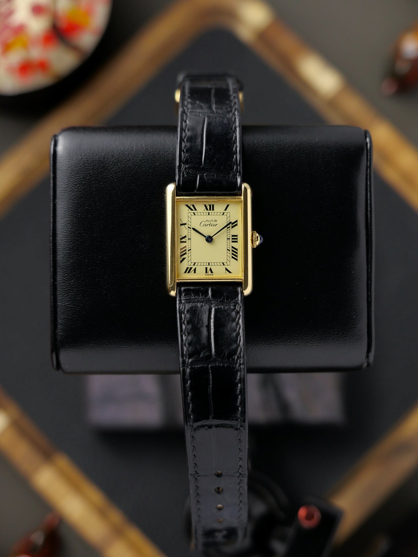 Cartier Tank Must de Cartier Vermeil Champagne LM Ref. 590005 (circa 1991)